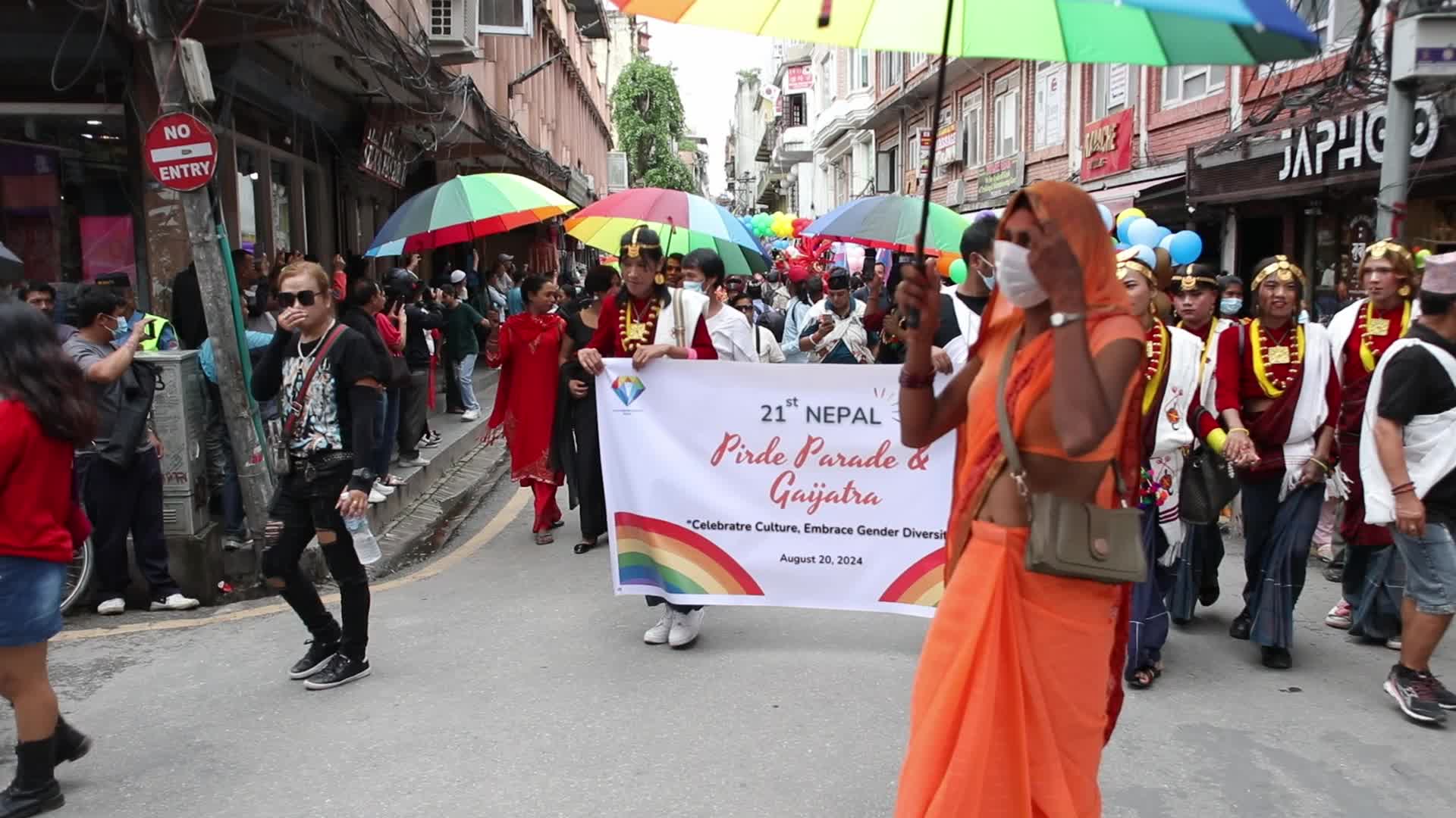 LGBTQ Pride Parade in Kathmandu