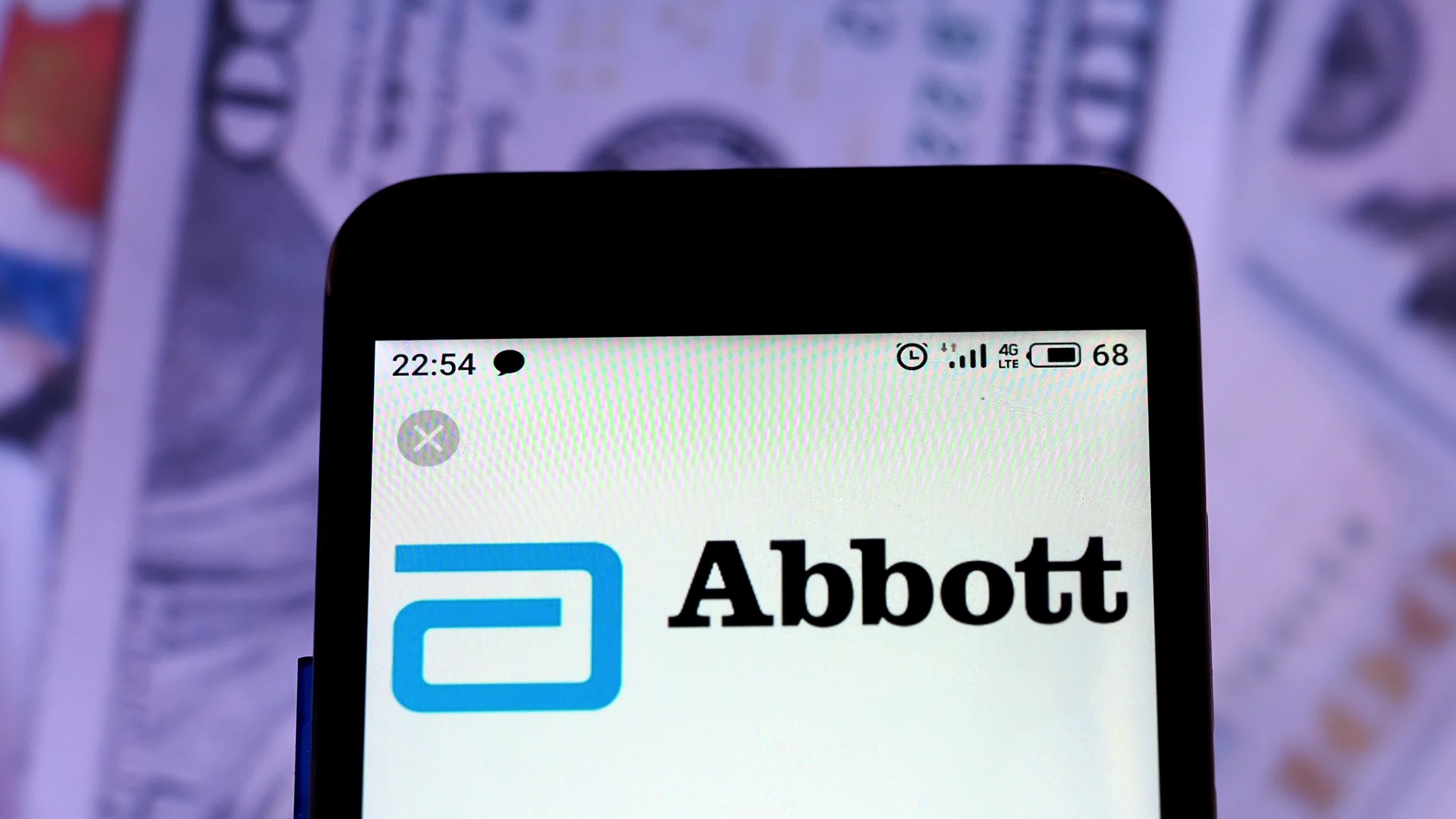 Video illustration the logo of Abbott Laboratories
