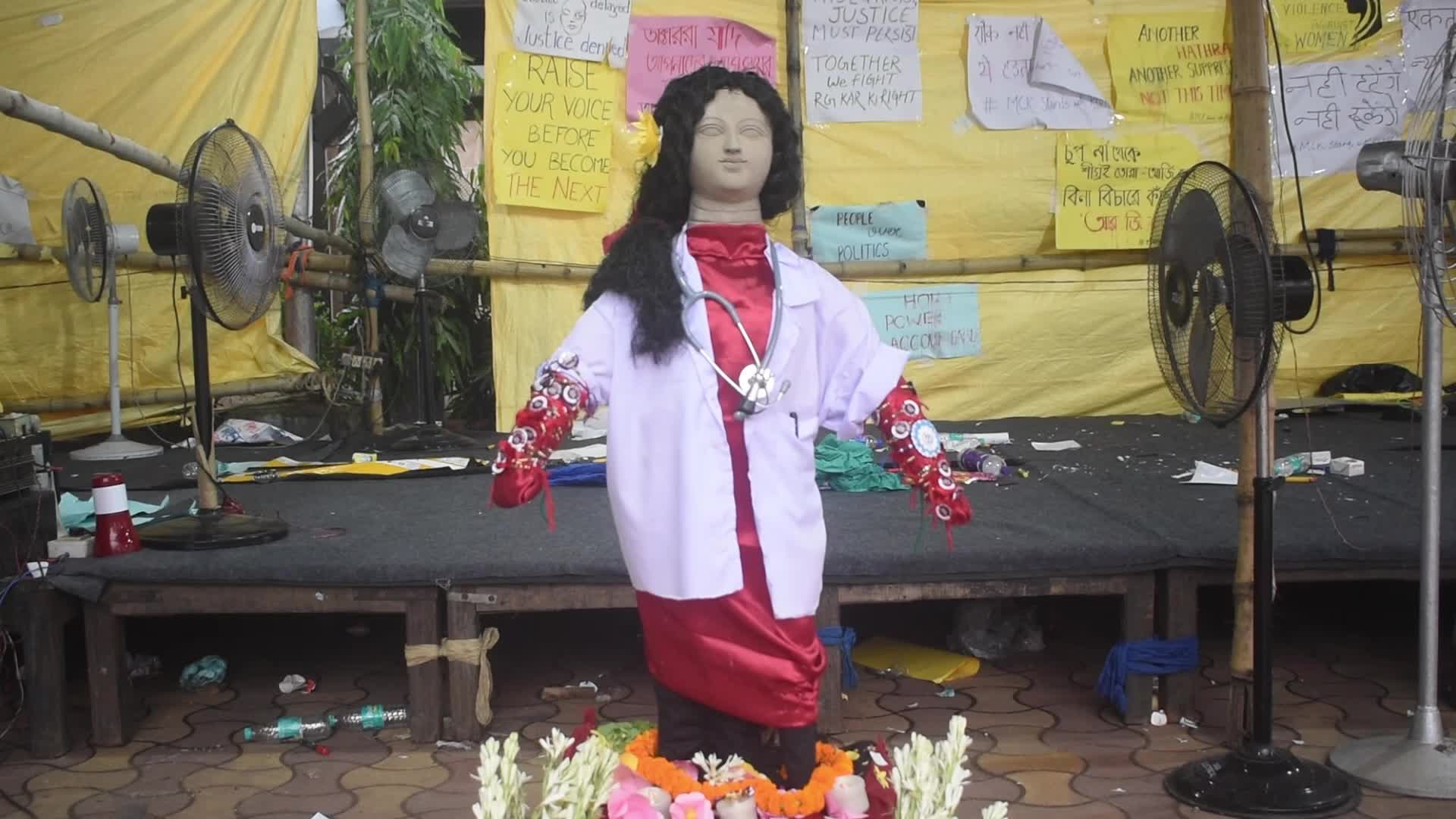 Doctors Protest Over Sexual Assault And Murder Of Kolkata Medic In Kolkata, India