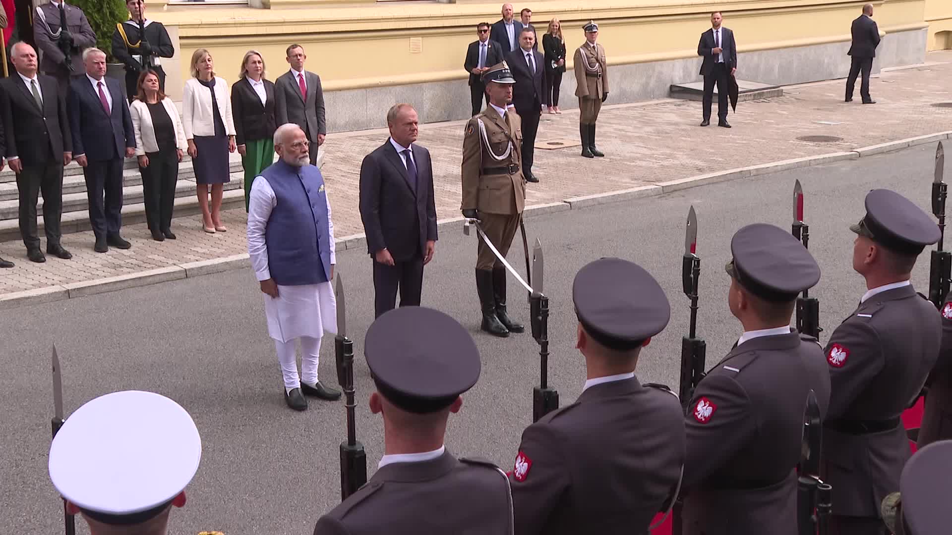 India's Prime Minister Narendra Modi visits Poland ahead of his trip to Ukraine