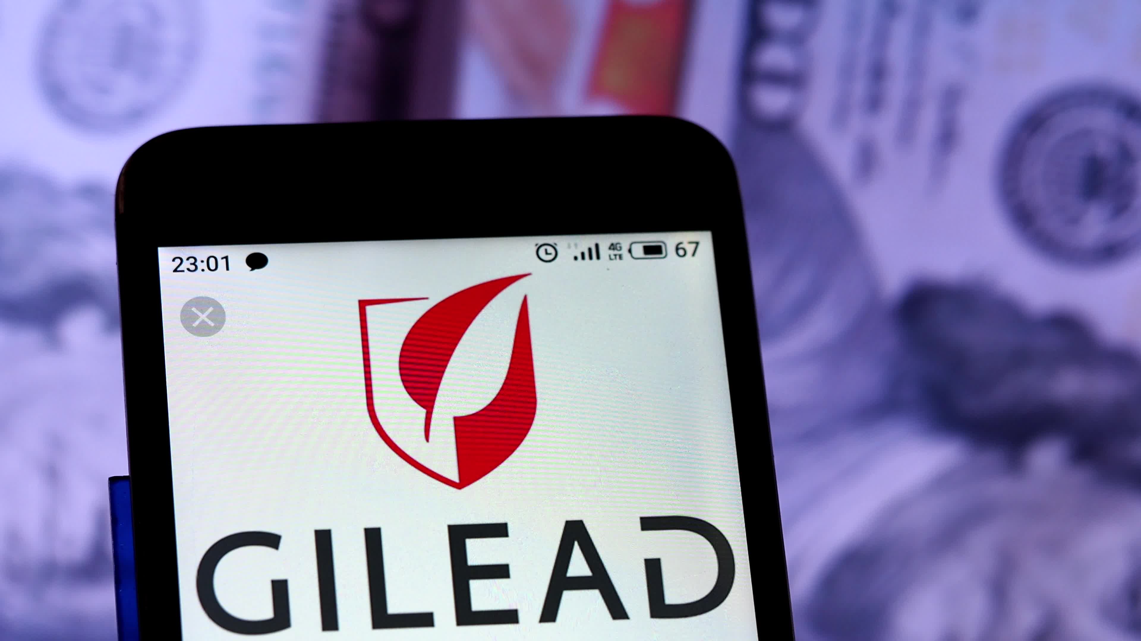 Video illustration the logo of Gilead Sciences