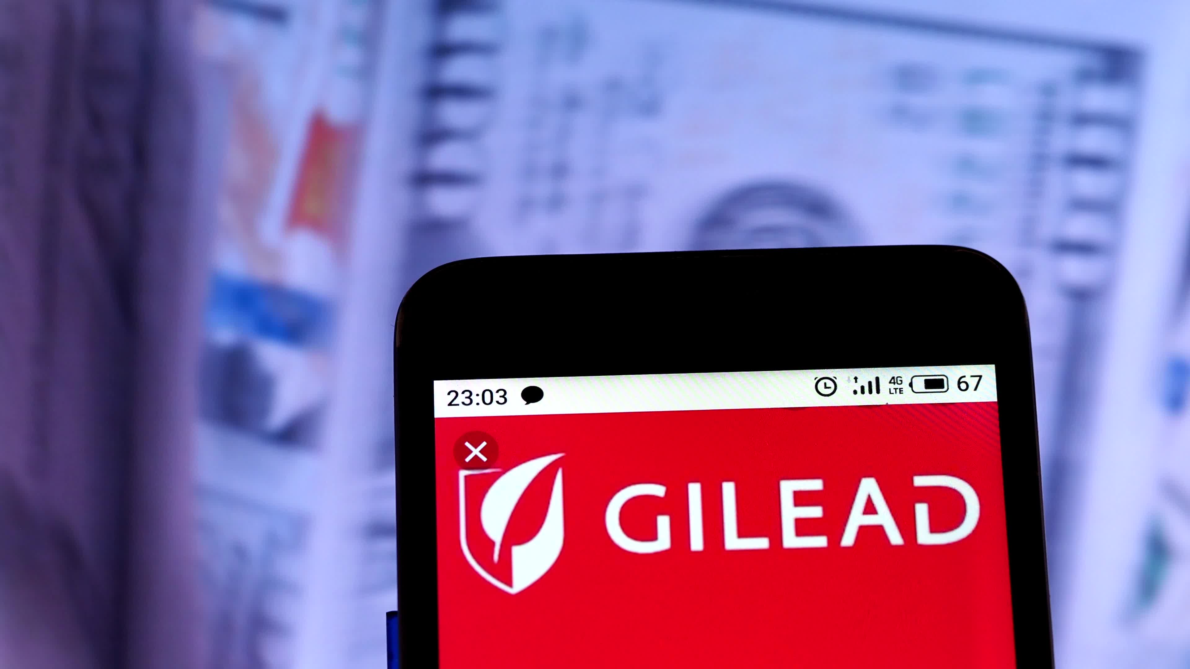 Video illustration the logo of Gilead Sciences