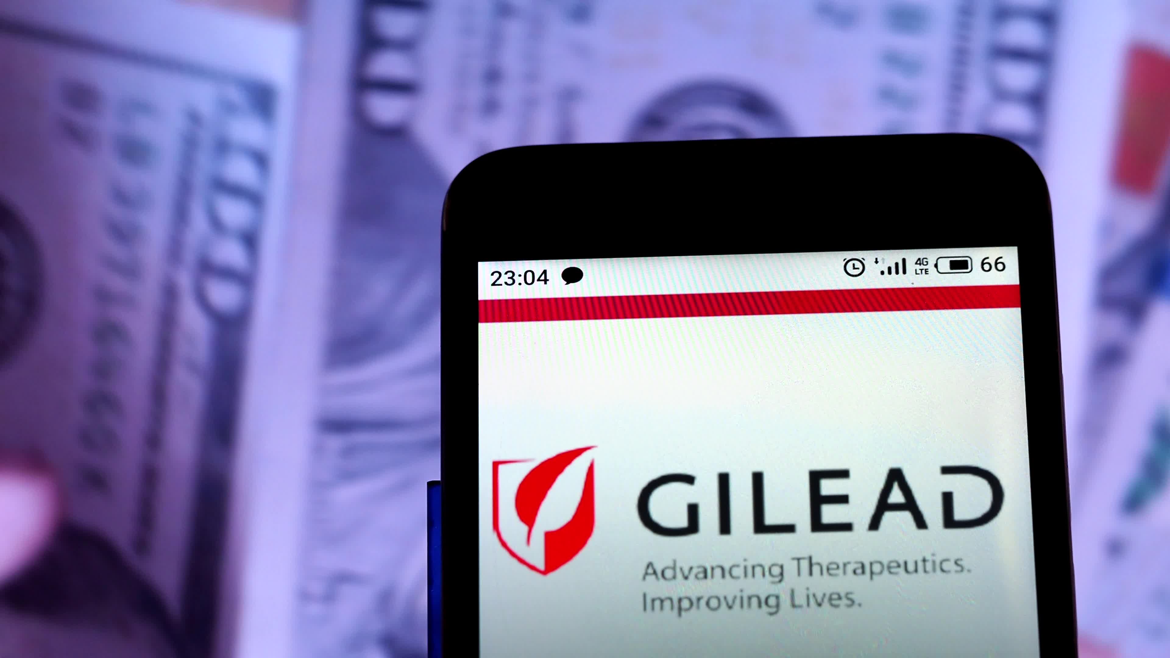 Video illustration the logo of Gilead Sciences