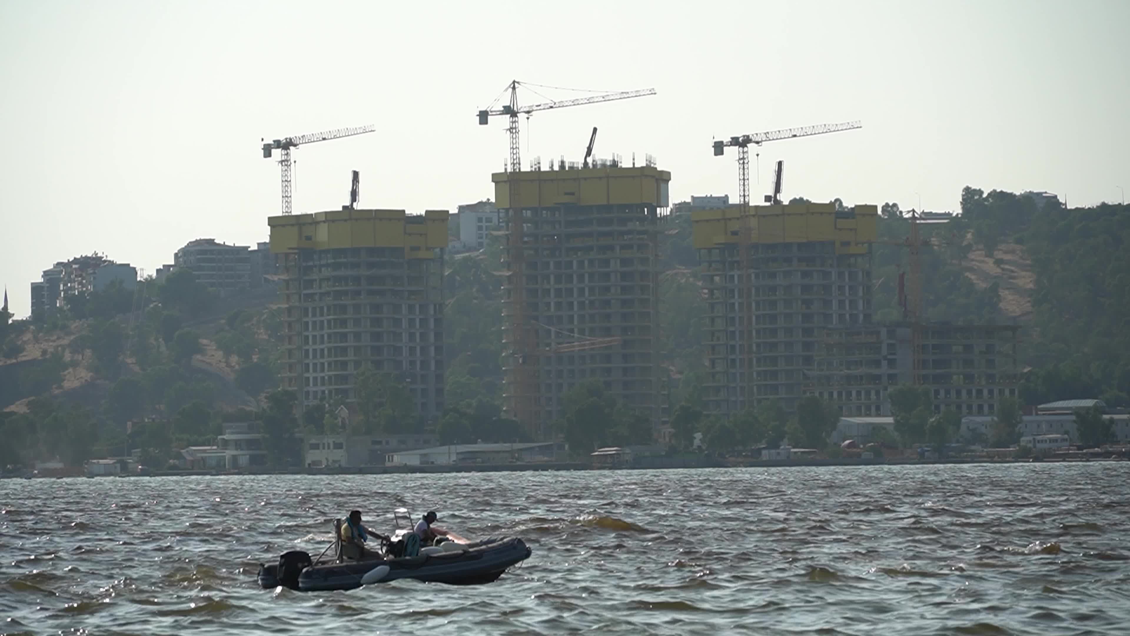 Mass fish deaths in the gulf in Izmir, Turkey