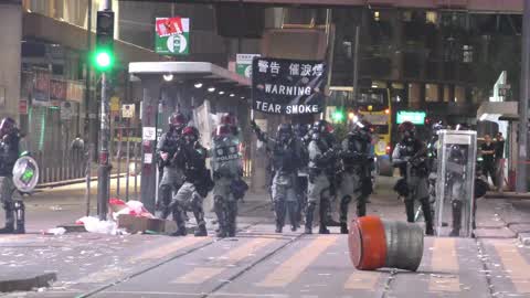 Hong Kong Citywide Protest Against The Government For The 70 Years Celebration Of The Chinese Communist Party