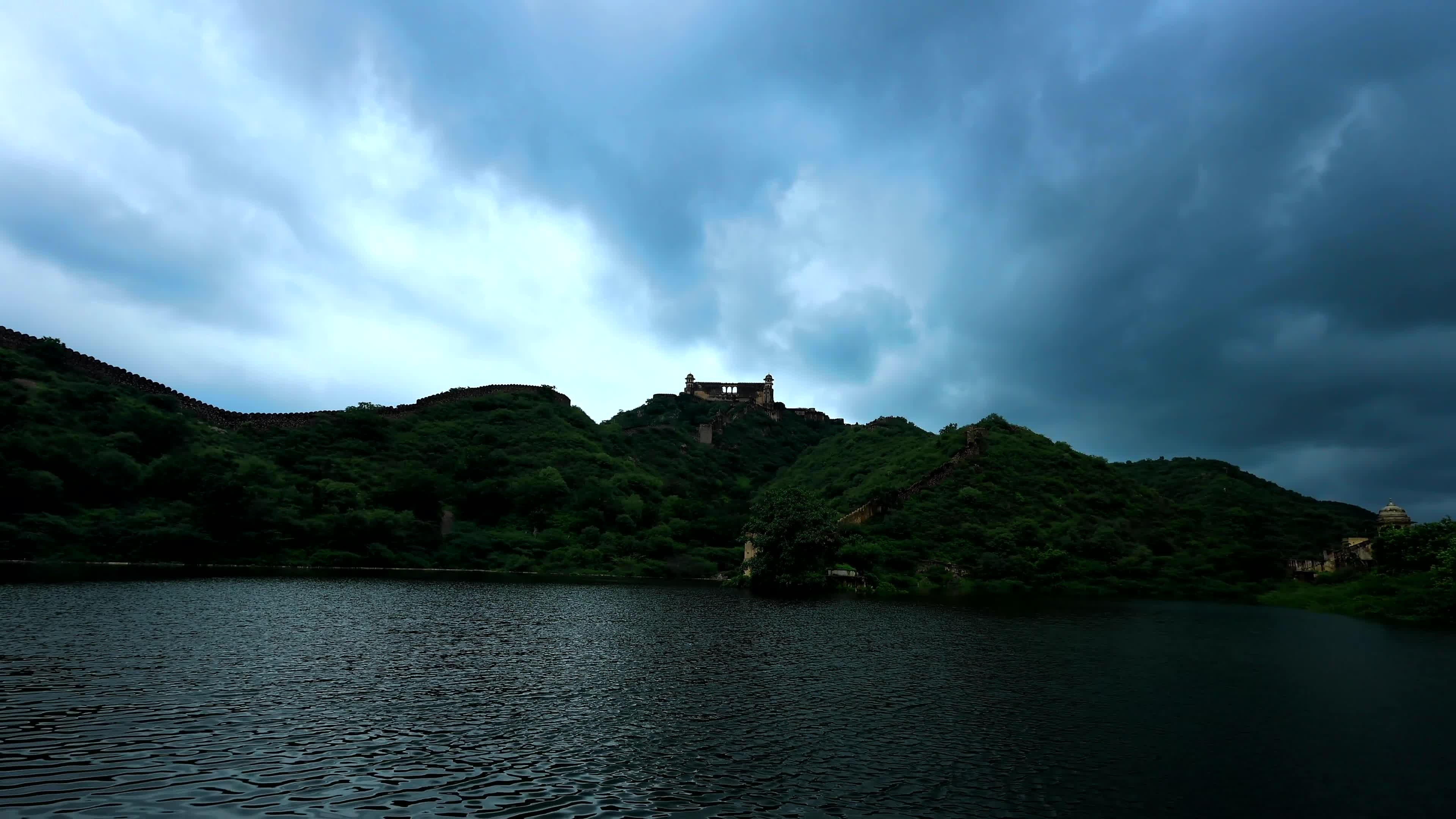 Historic Amer Sagar Lake 'Dam' Overflowing In Jaipur 