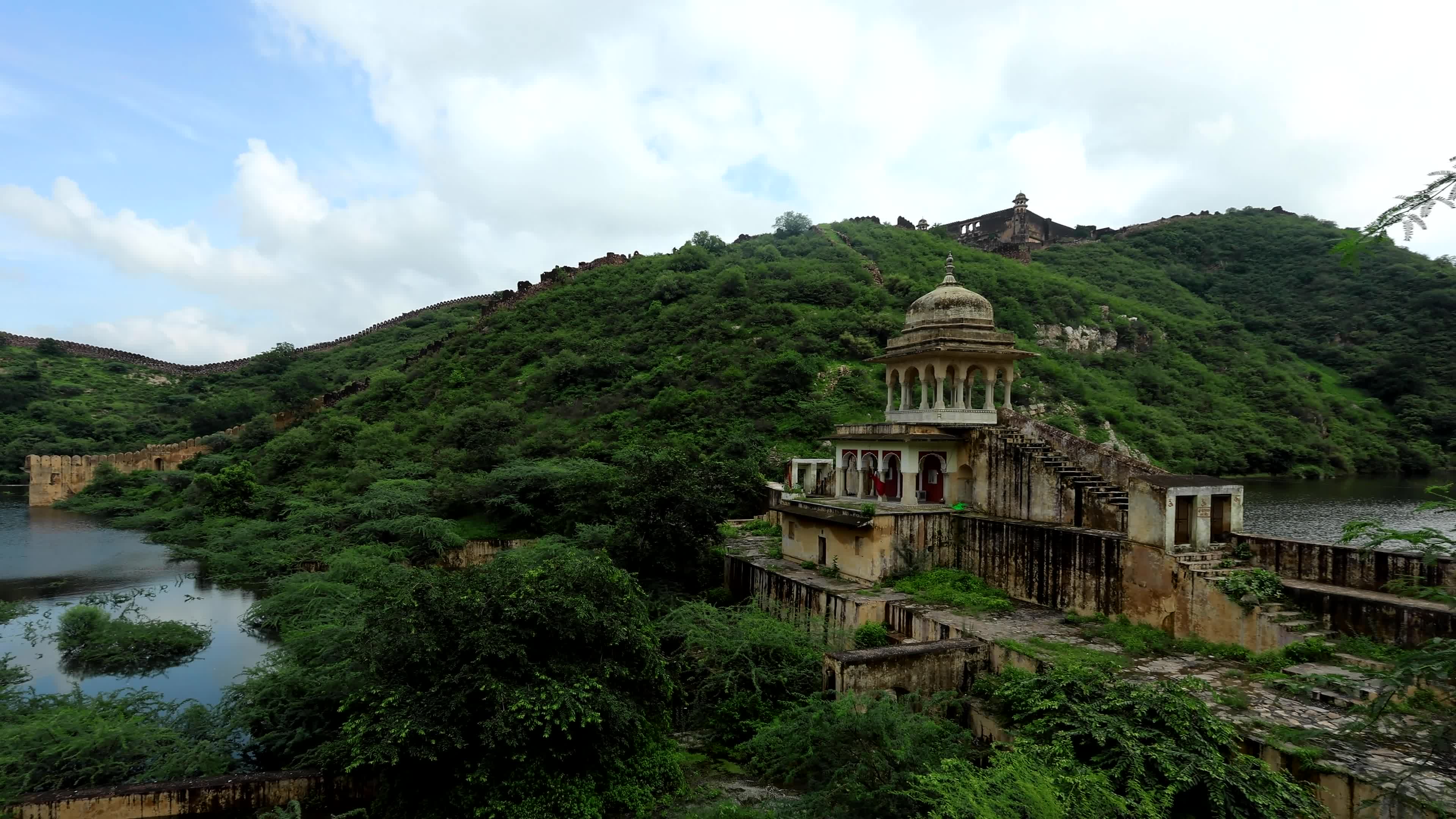 Historic Amer Sagar Lake 'Dam' Overflowing In Jaipur 