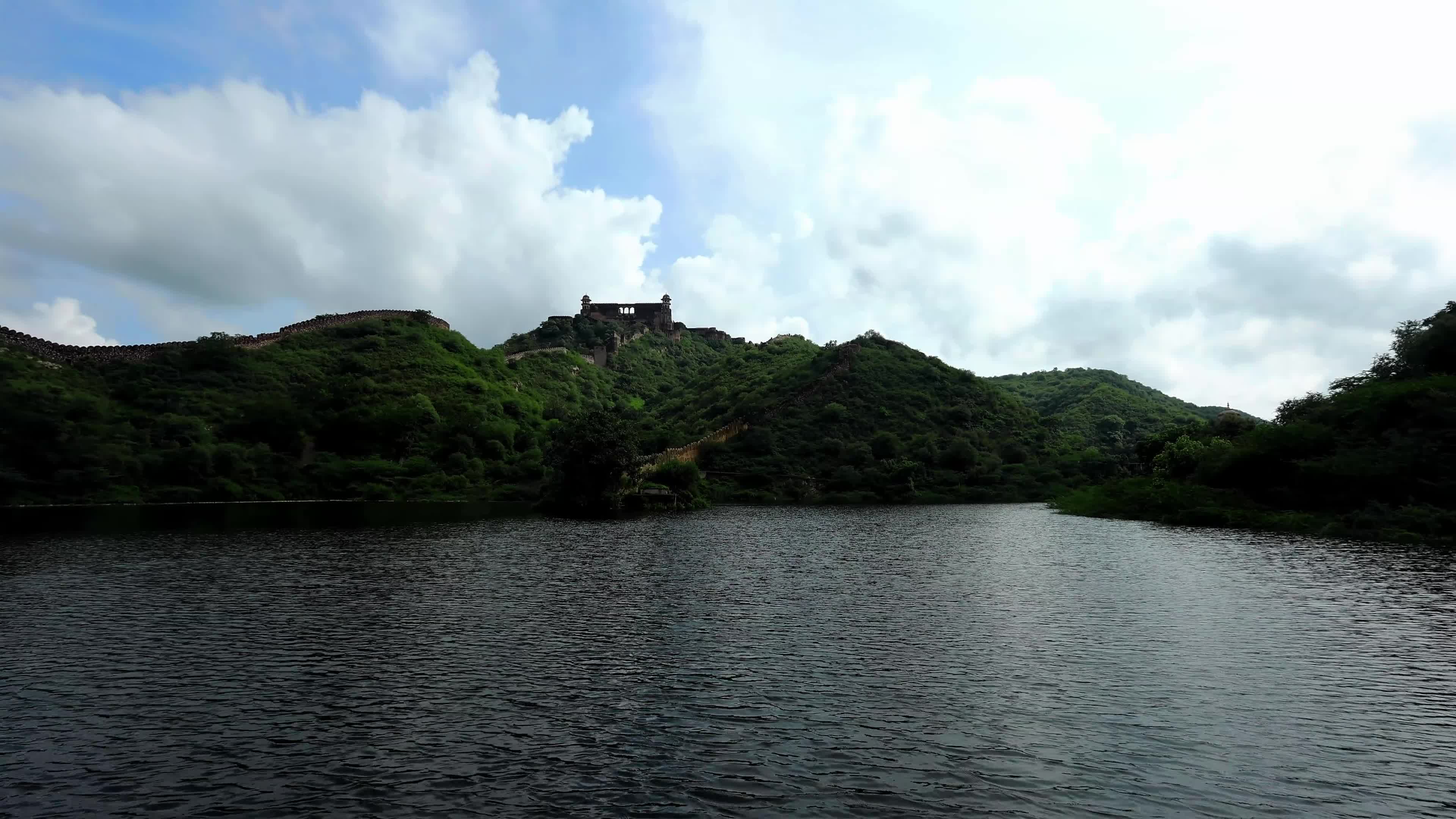 Historic Amer Sagar Lake 'Dam' Overflowing In Jaipur 
