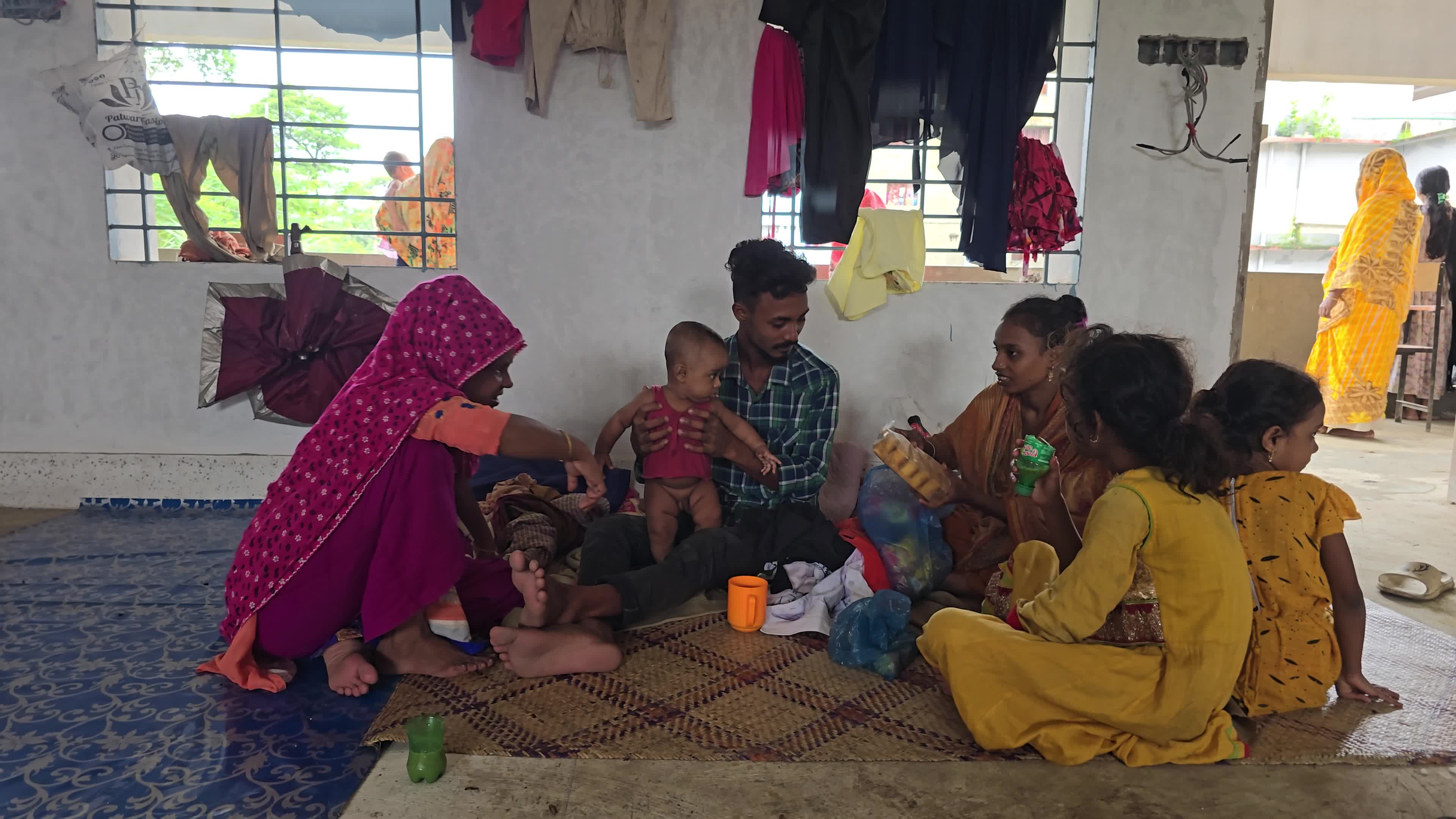 Flood in Feni, Bangladesh.