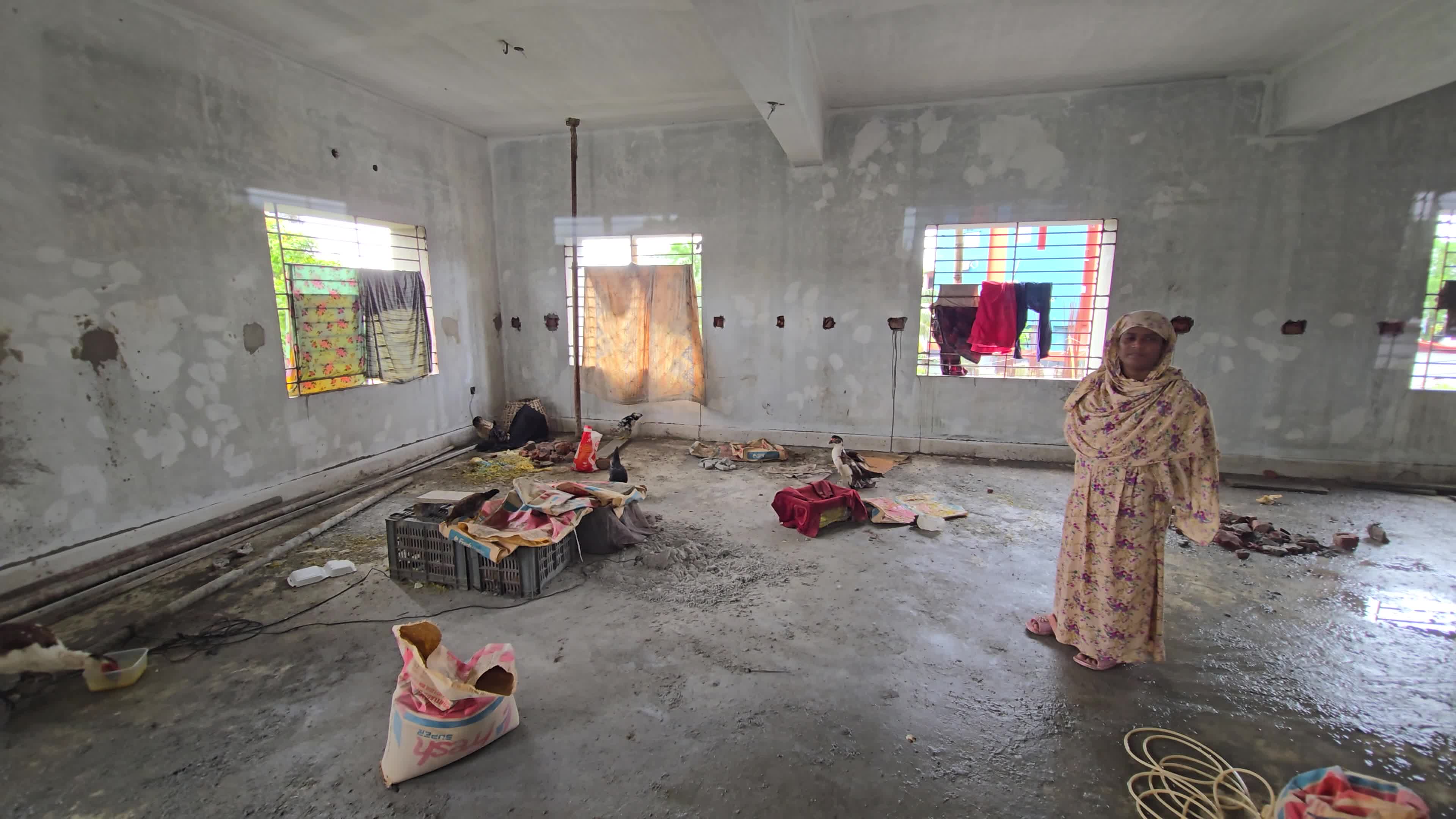 Flood in Feni, Bangladesh.