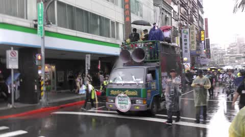 Taiwan Citizens Marching In Support To The Hong Kong Protesters