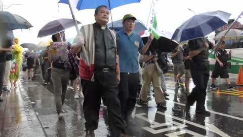 Taiwan Citizens Marching In Support To The Hong Kong Protesters