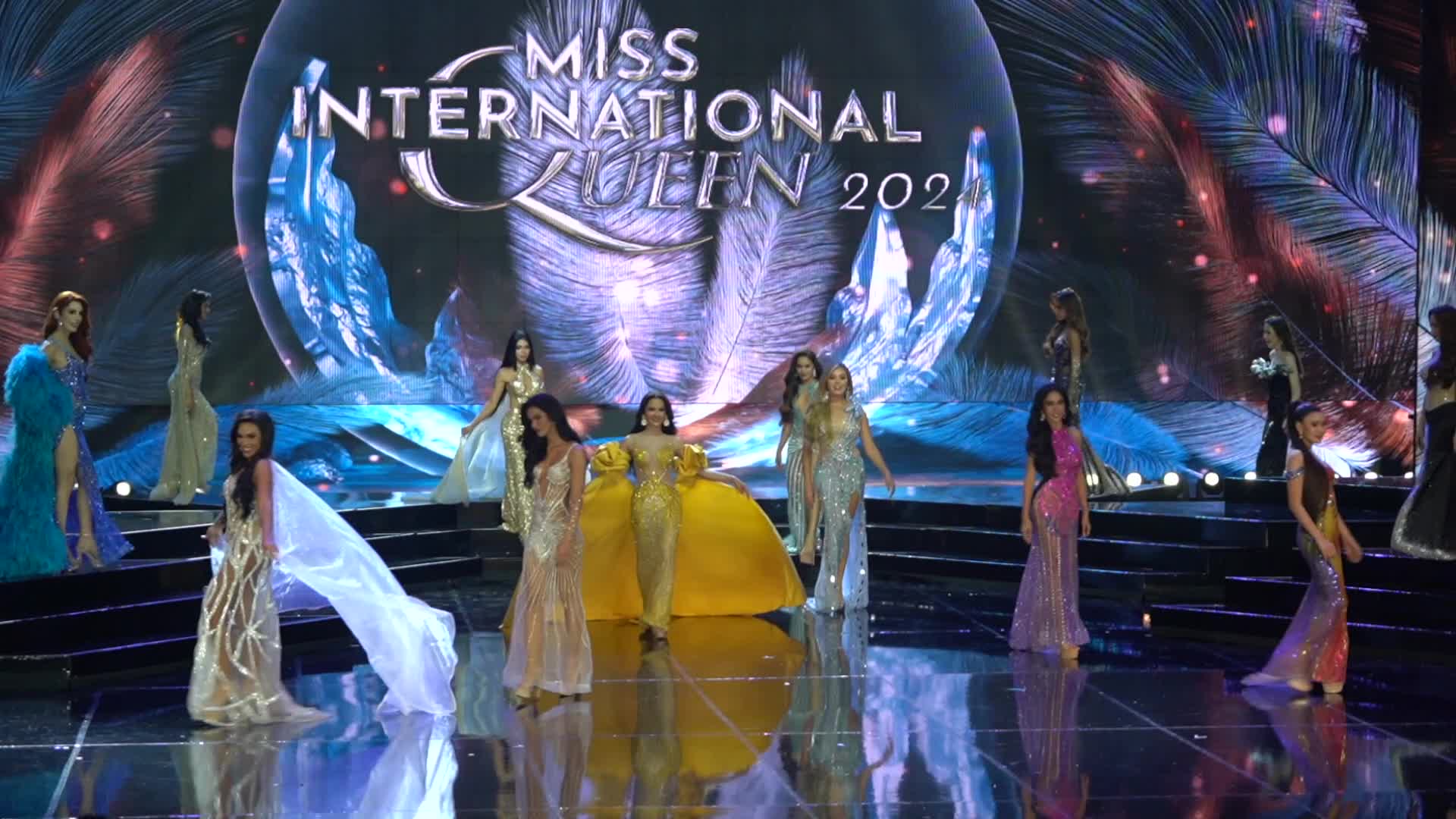 Miss International Queen 2024 Transgender Beauty Contest in Pattaya.