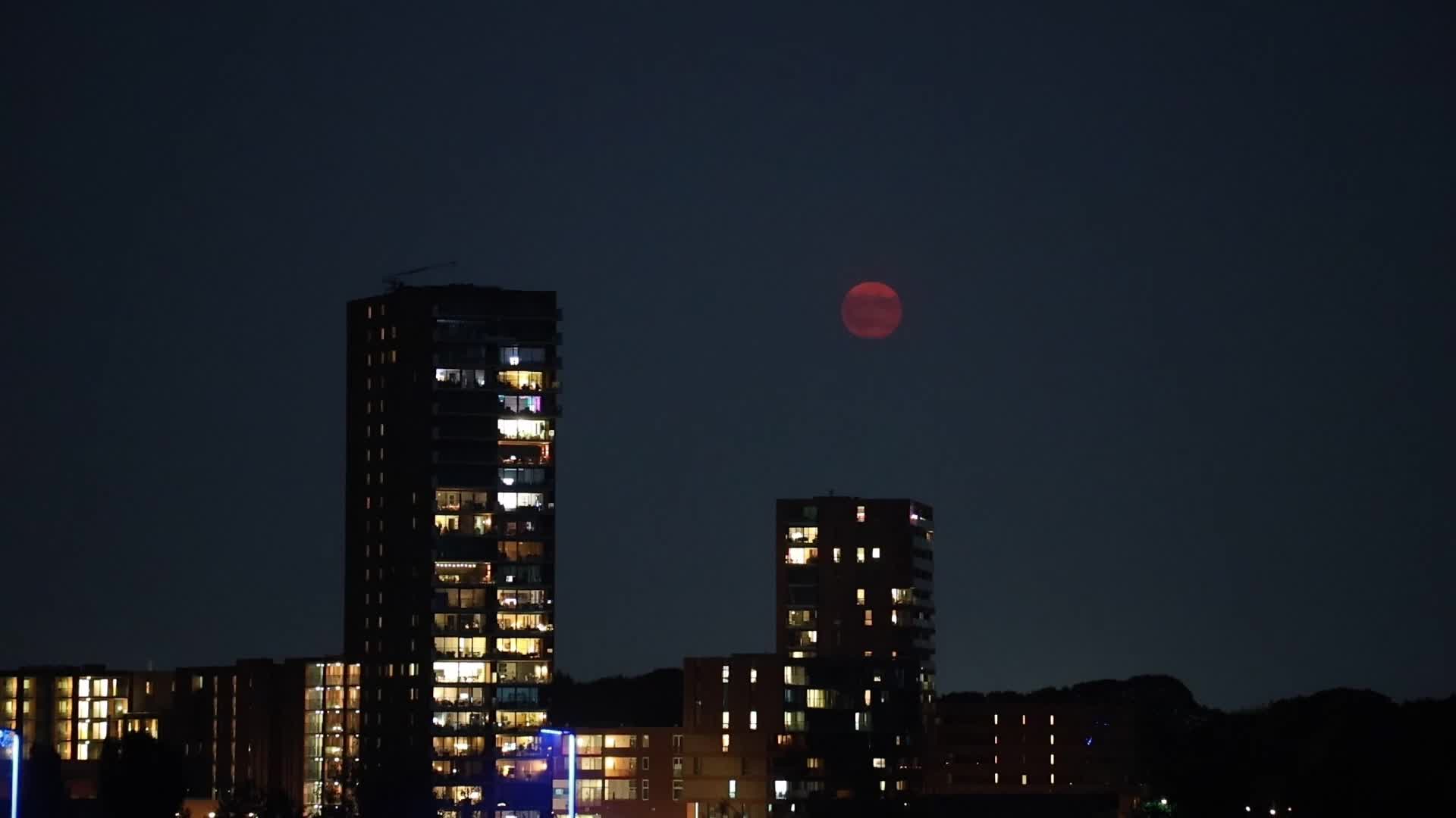 Super Blue Moon In The Netherlands 