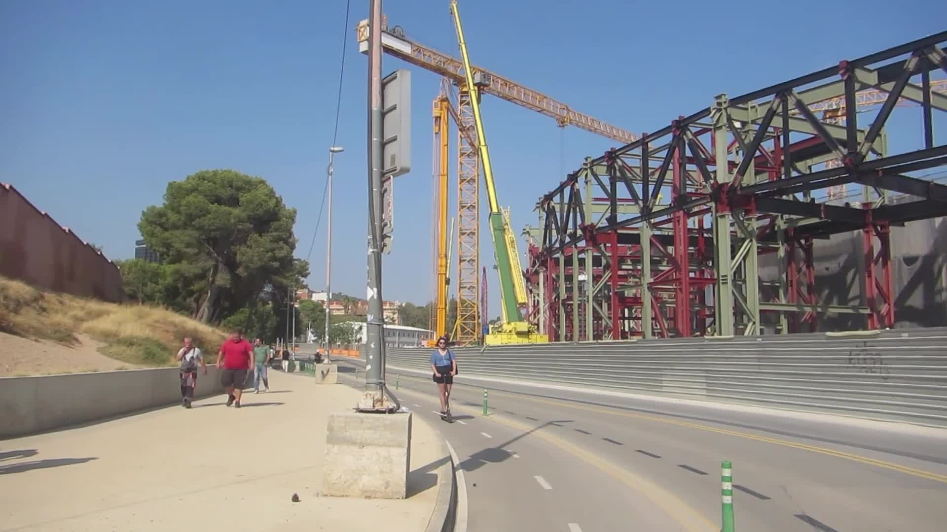 Current status of the Spotify Camp Nou works