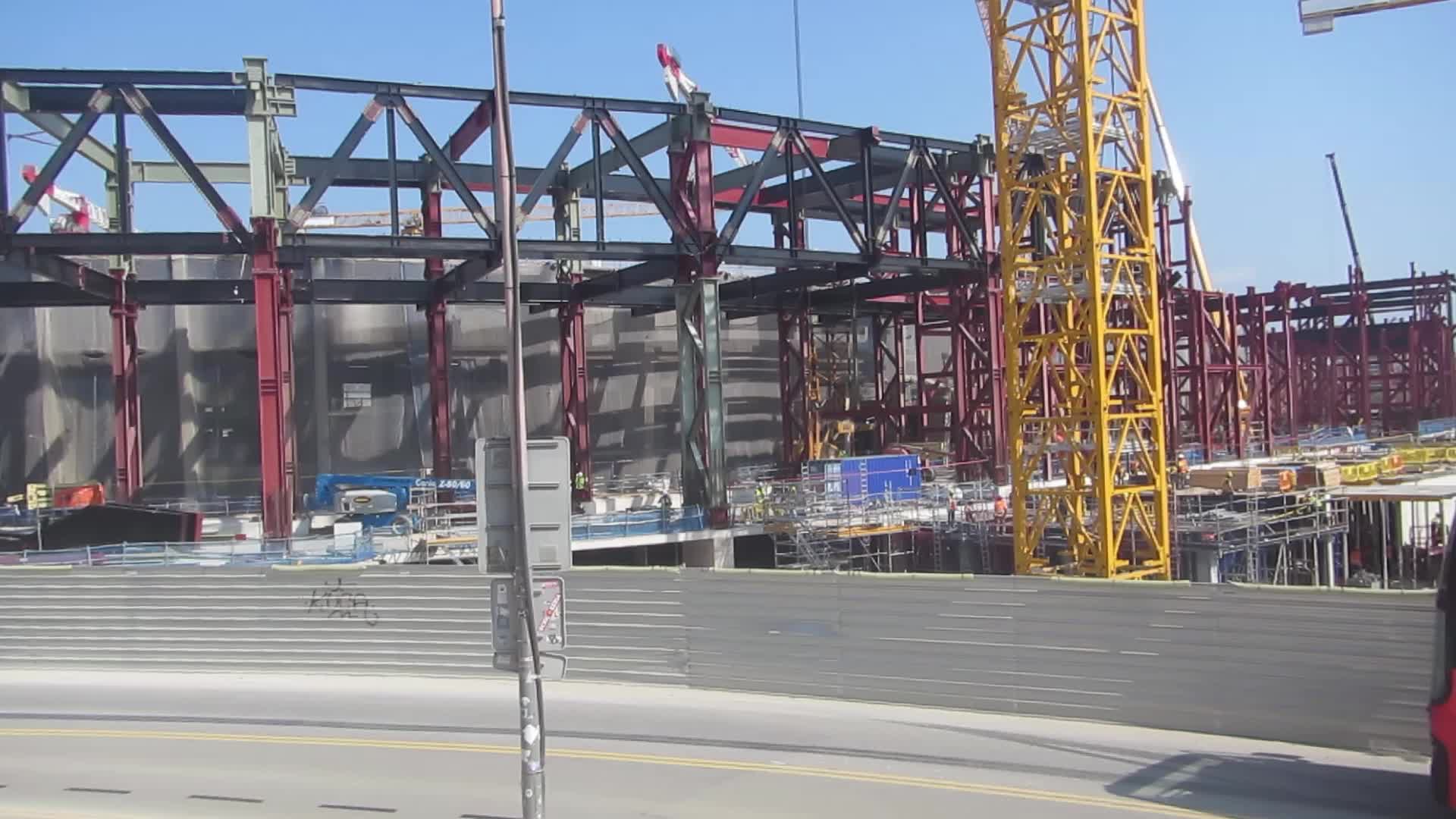 Current status of the Spotify Camp Nou works