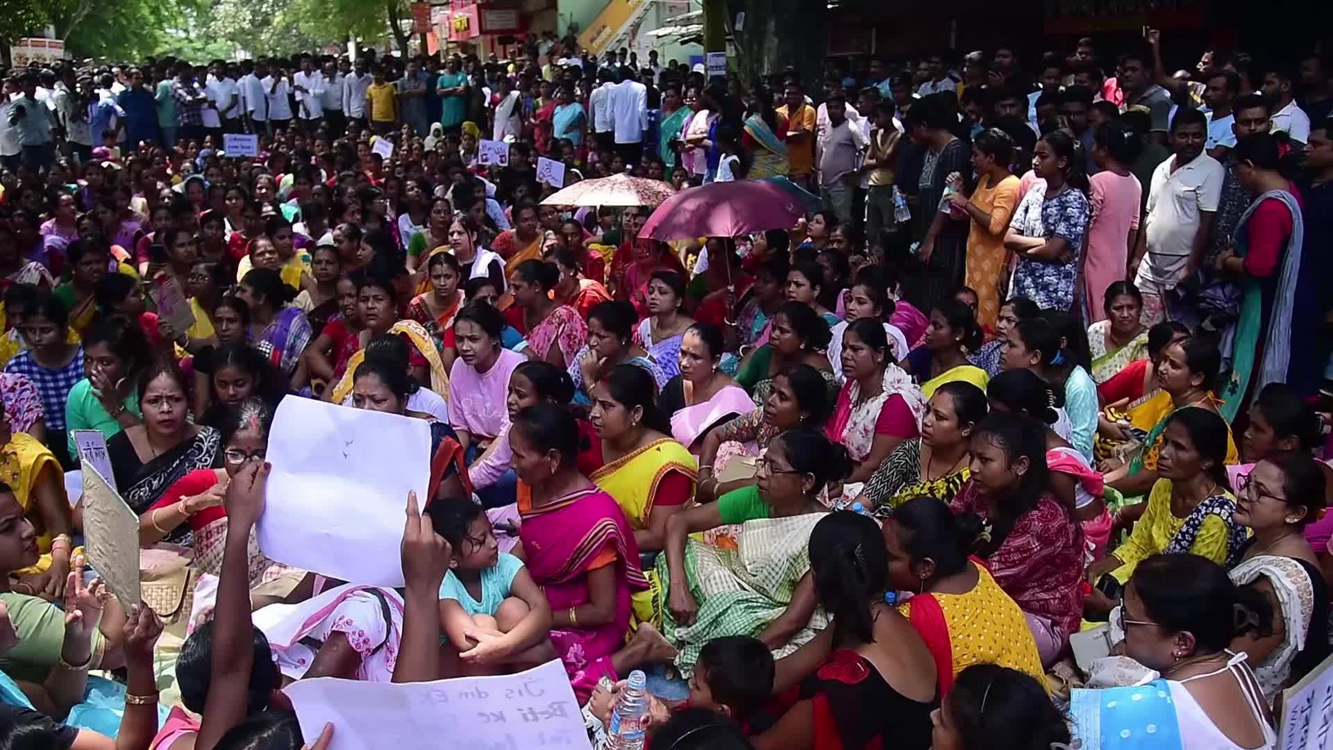 Massive protests erupt after three men gang-rape a minor girl in India's Assam