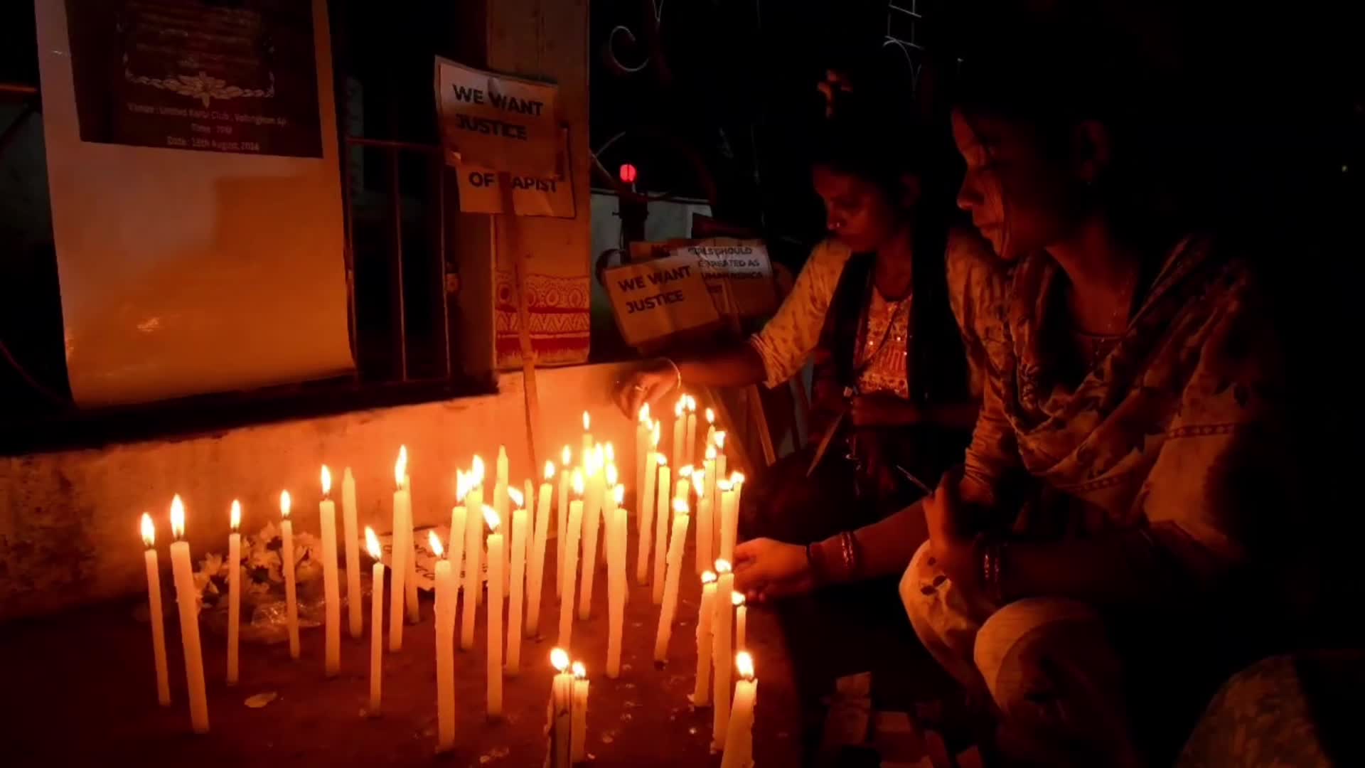 Protest In India Over Rape And Murder Of Doctor At Government Hospital