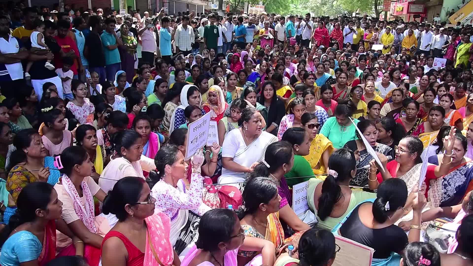 Massive protests erupt after three men gang-rape a minor girl in India's Assam