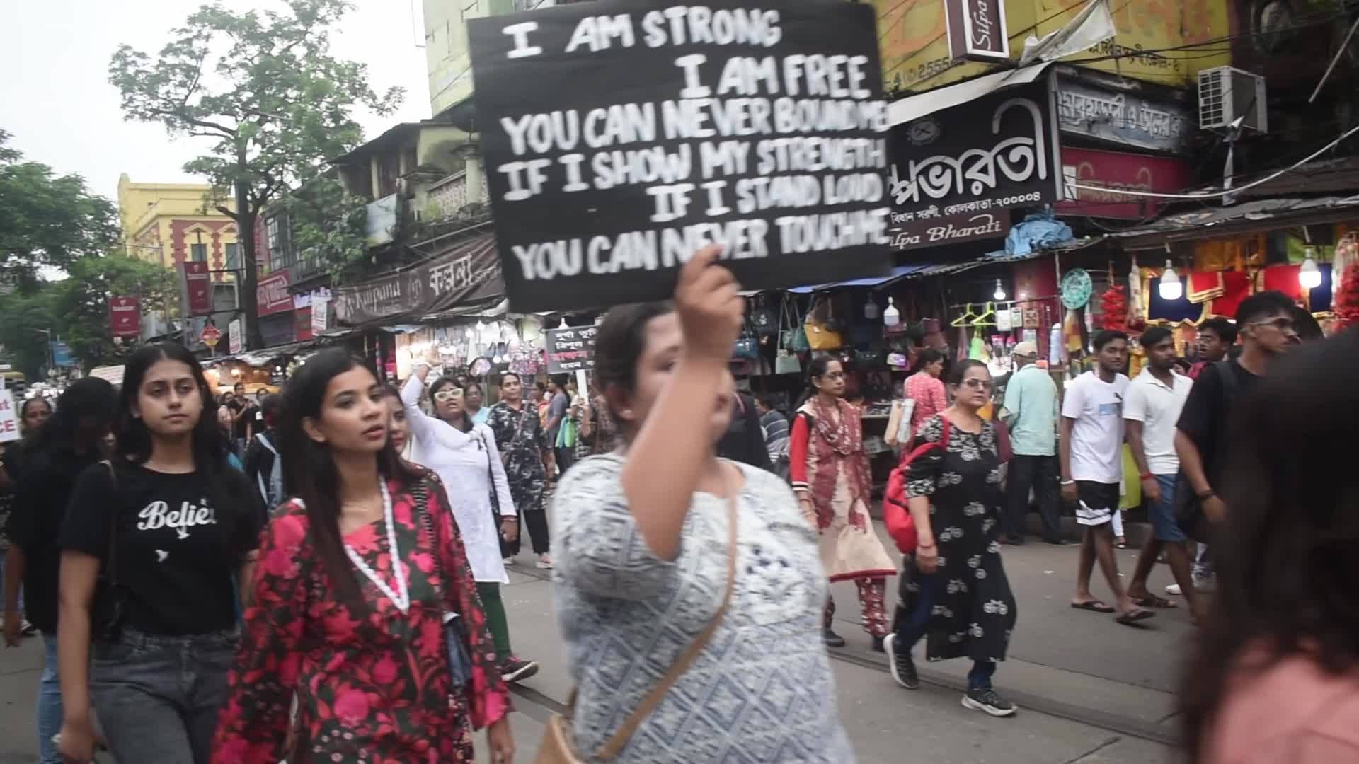 People protest over sexual assault and murder of Kolkata Medic in Kolkata, India
