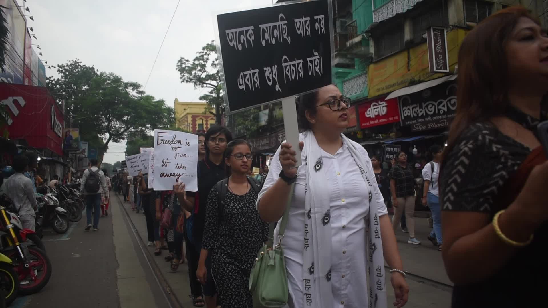People protest over sexual assault and murder of Kolkata Medic in Kolkata, India