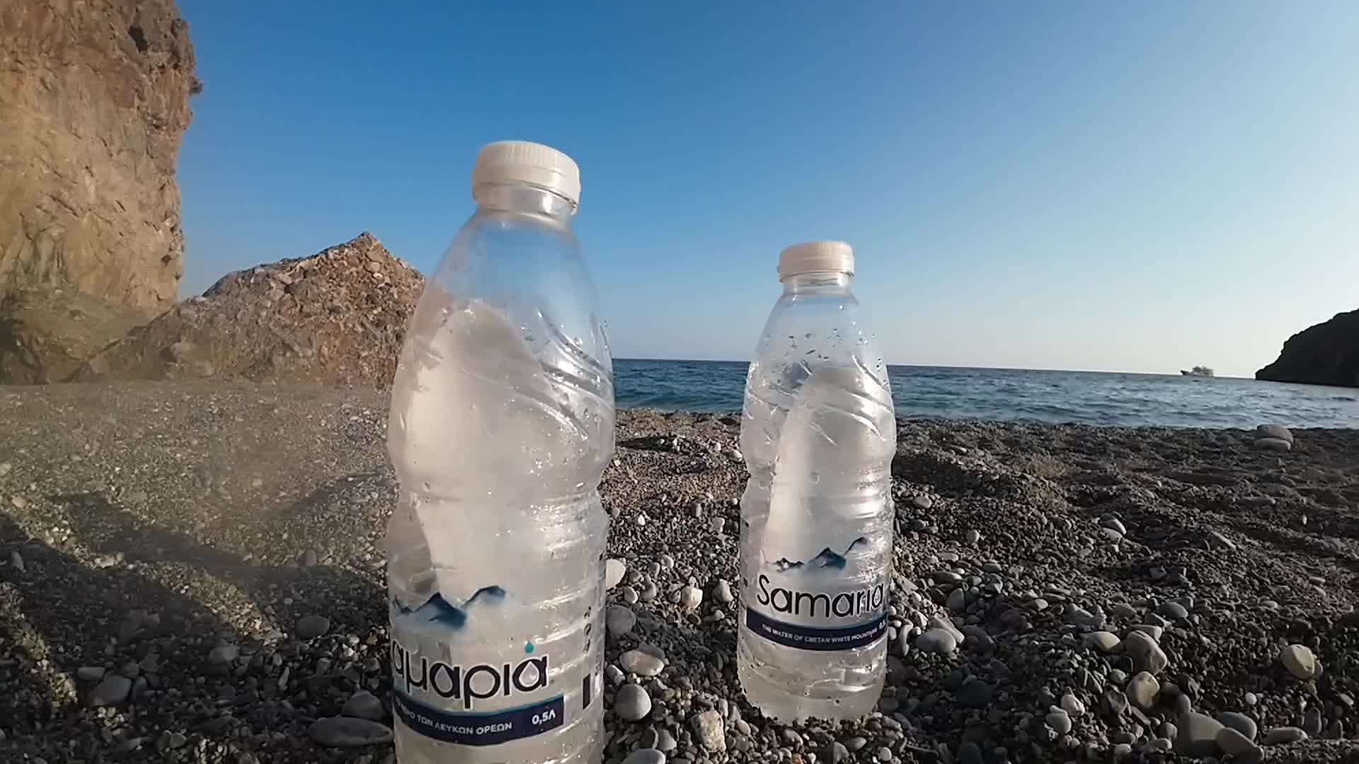 Two bottles of water