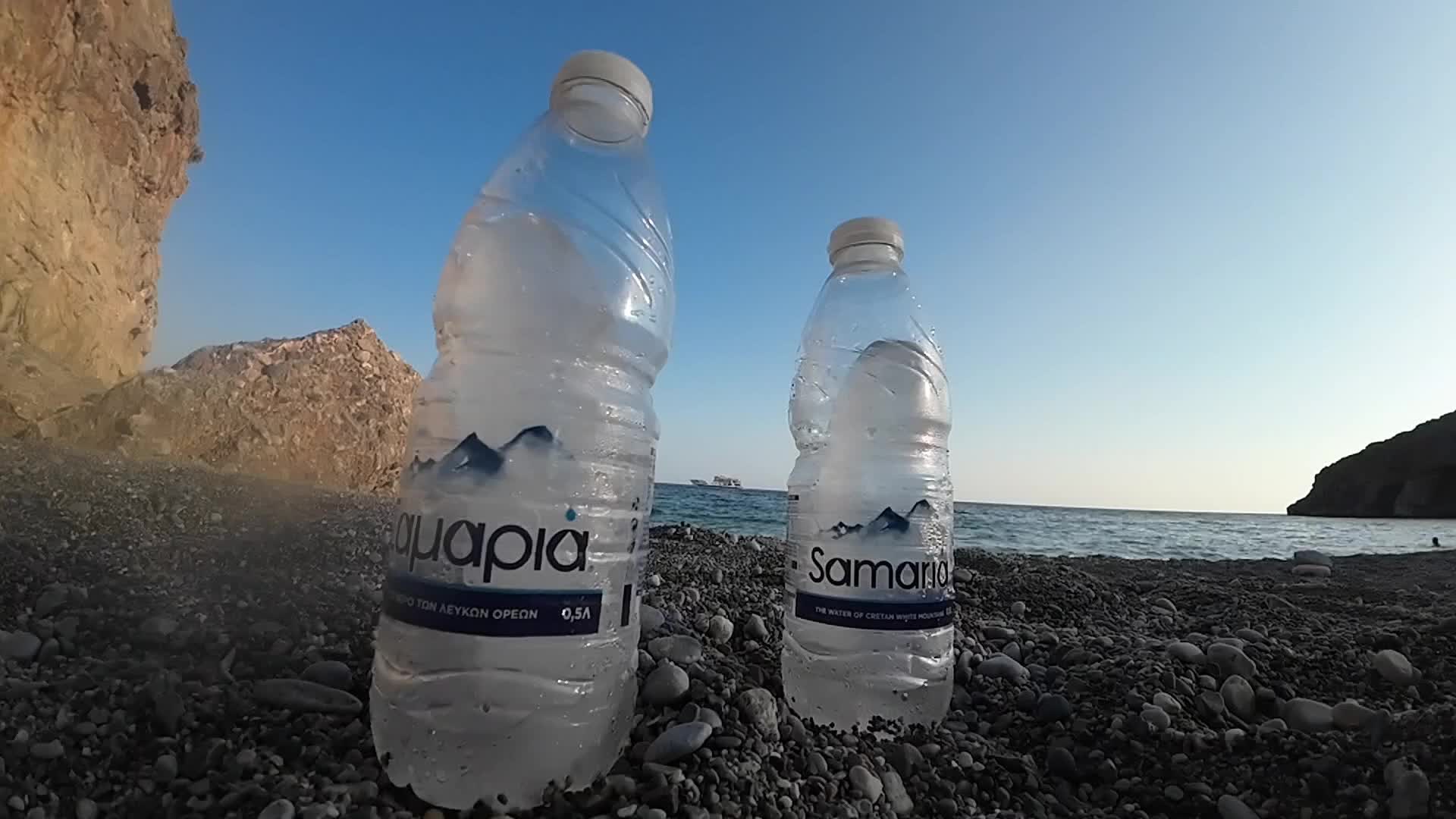 Two bottles of water