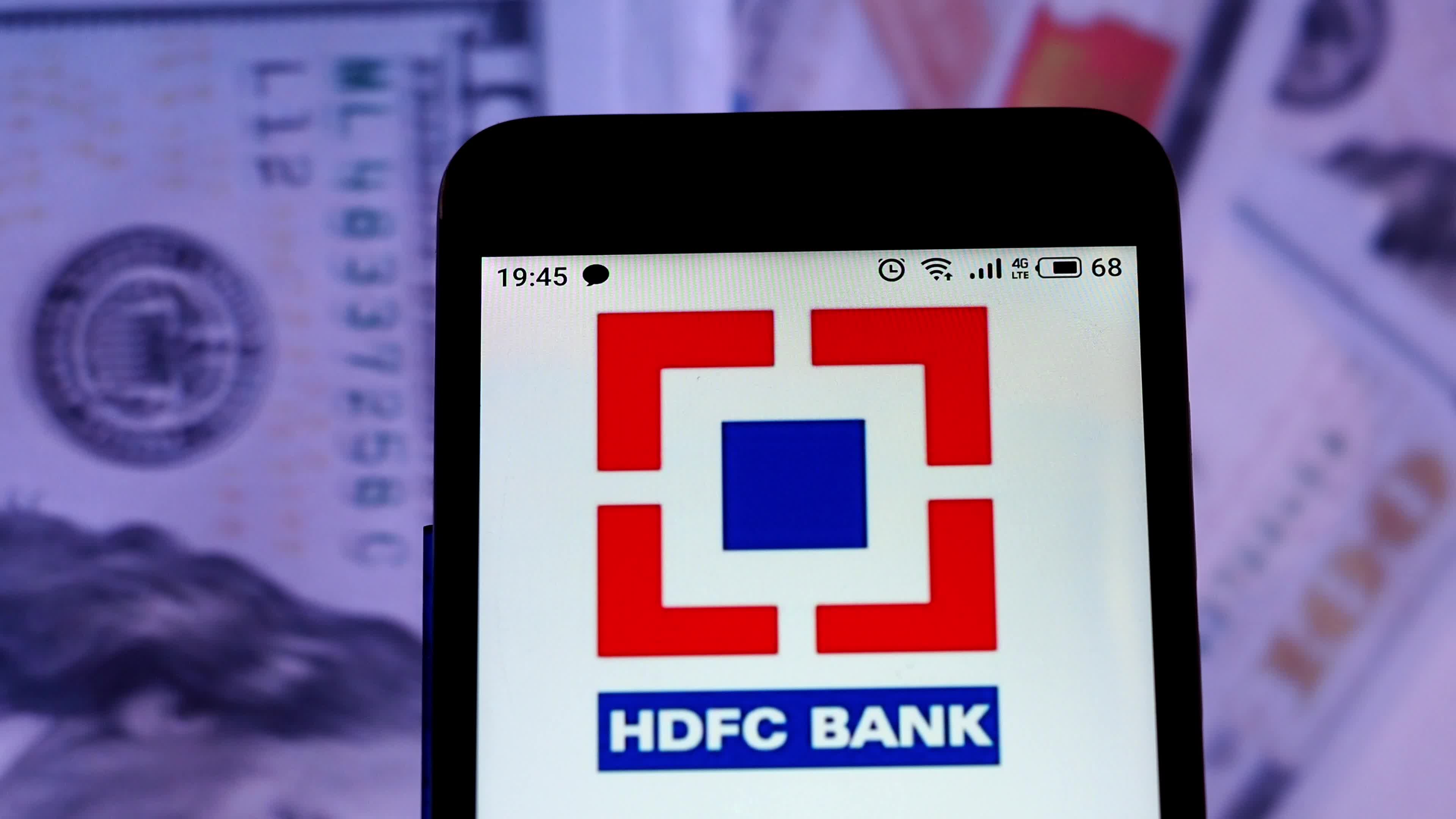 Video illustration the logo of HDFC Bank