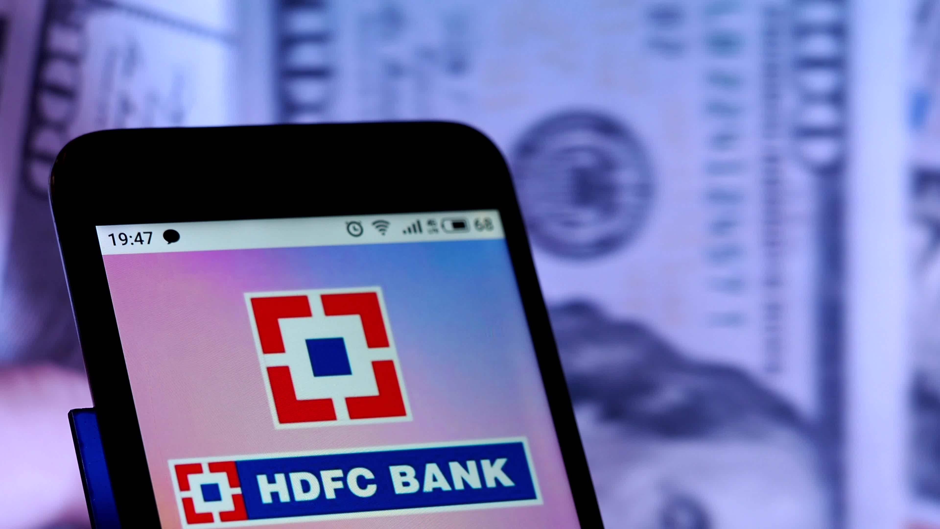 Video illustration the logo of HDFC Bank