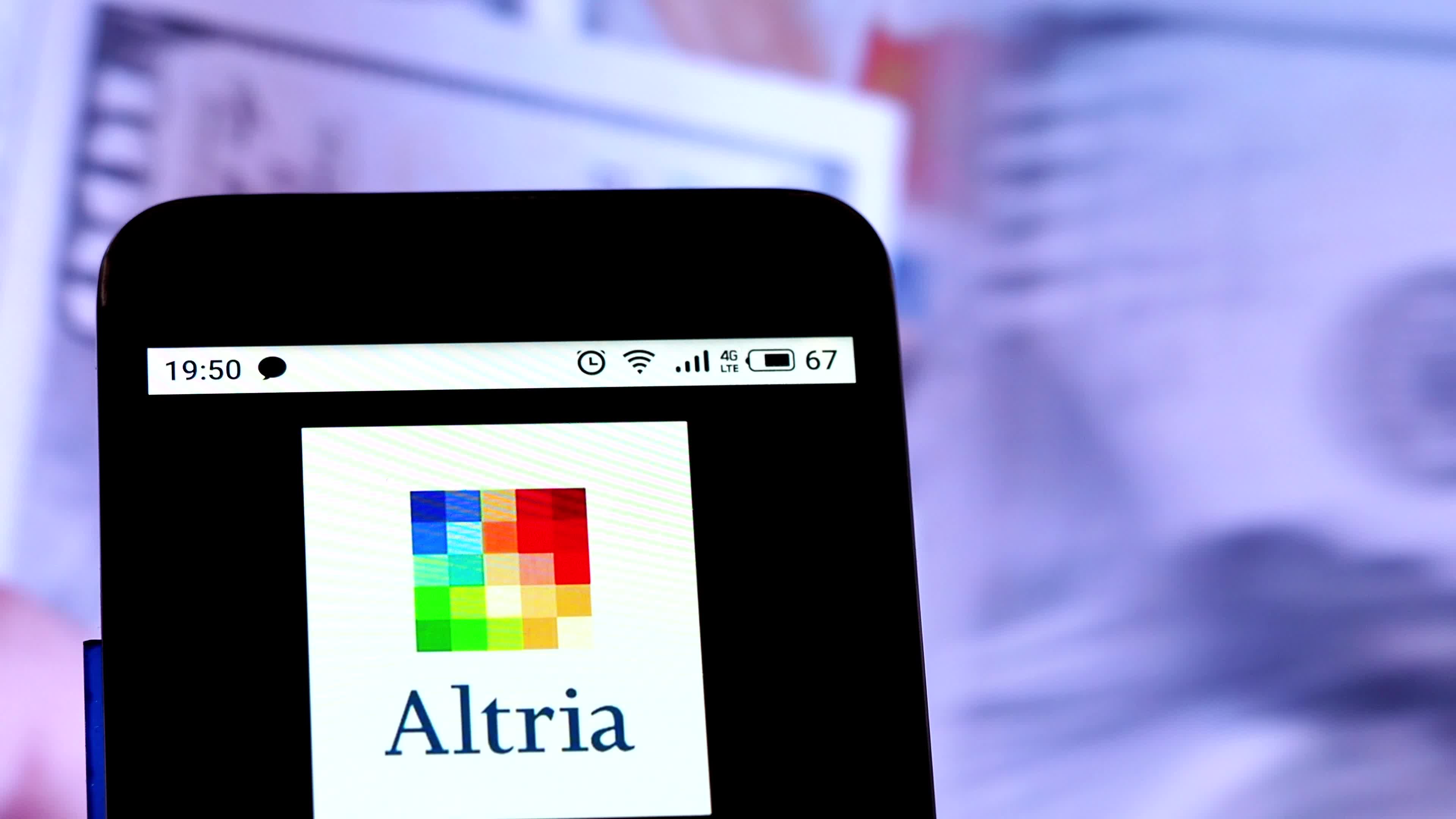 Video illustration the logo of Altria Group