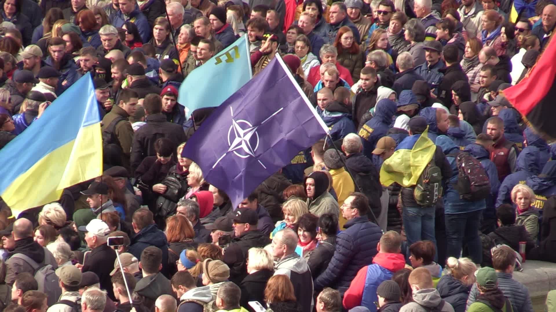 Protest against the 'Steinmeier Formula' in Ukraine