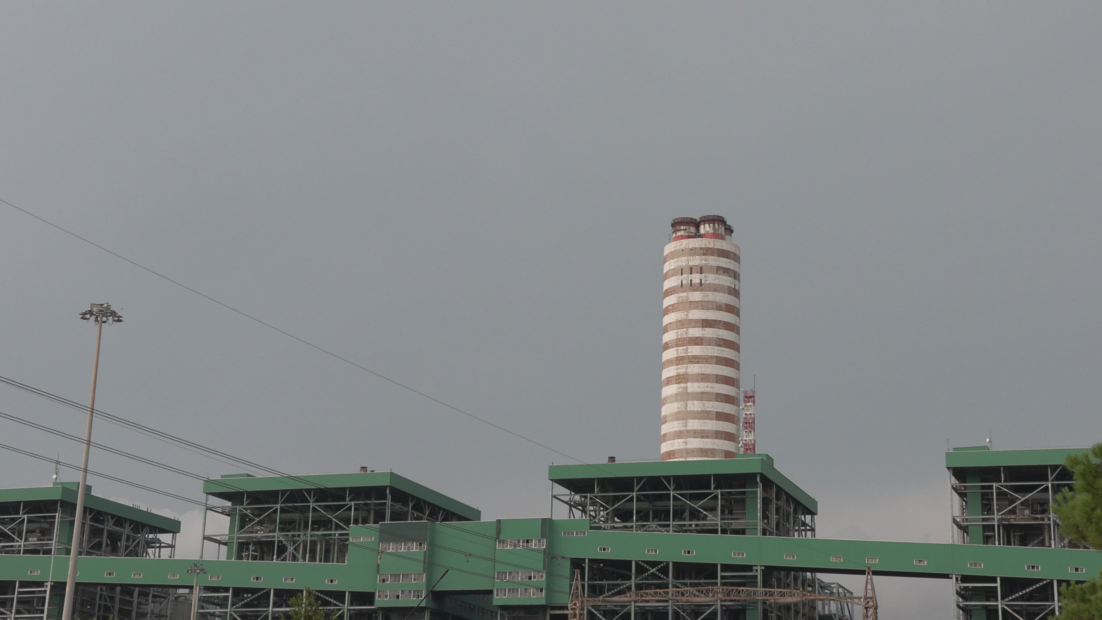 View of Enel’s Federico II Coal Plant Near Brindisi, Italy, Set for 2025 Closure