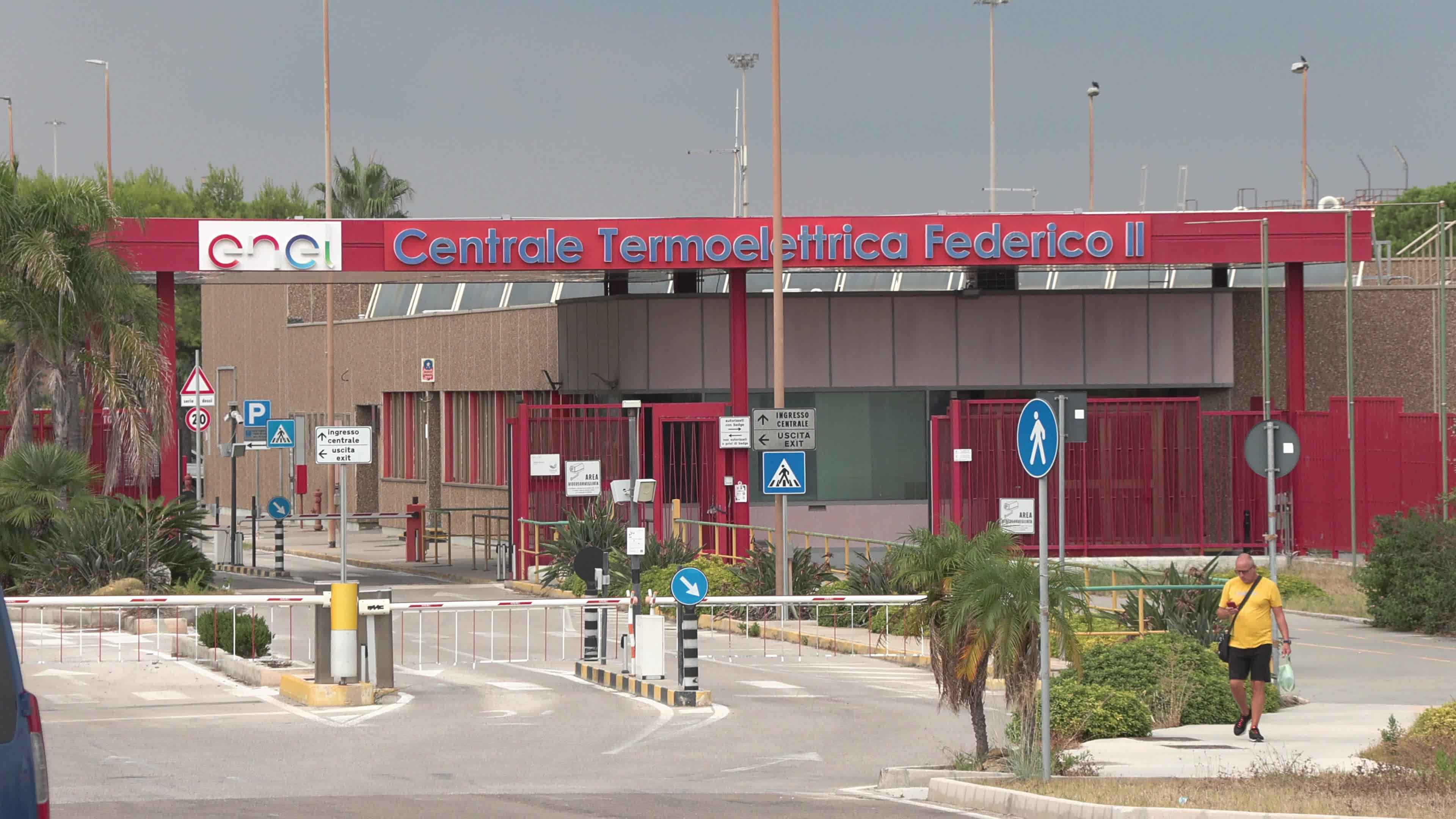 View of Enel’s Federico II Coal Plant Near Brindisi, Italy, Set for 2025 Closure