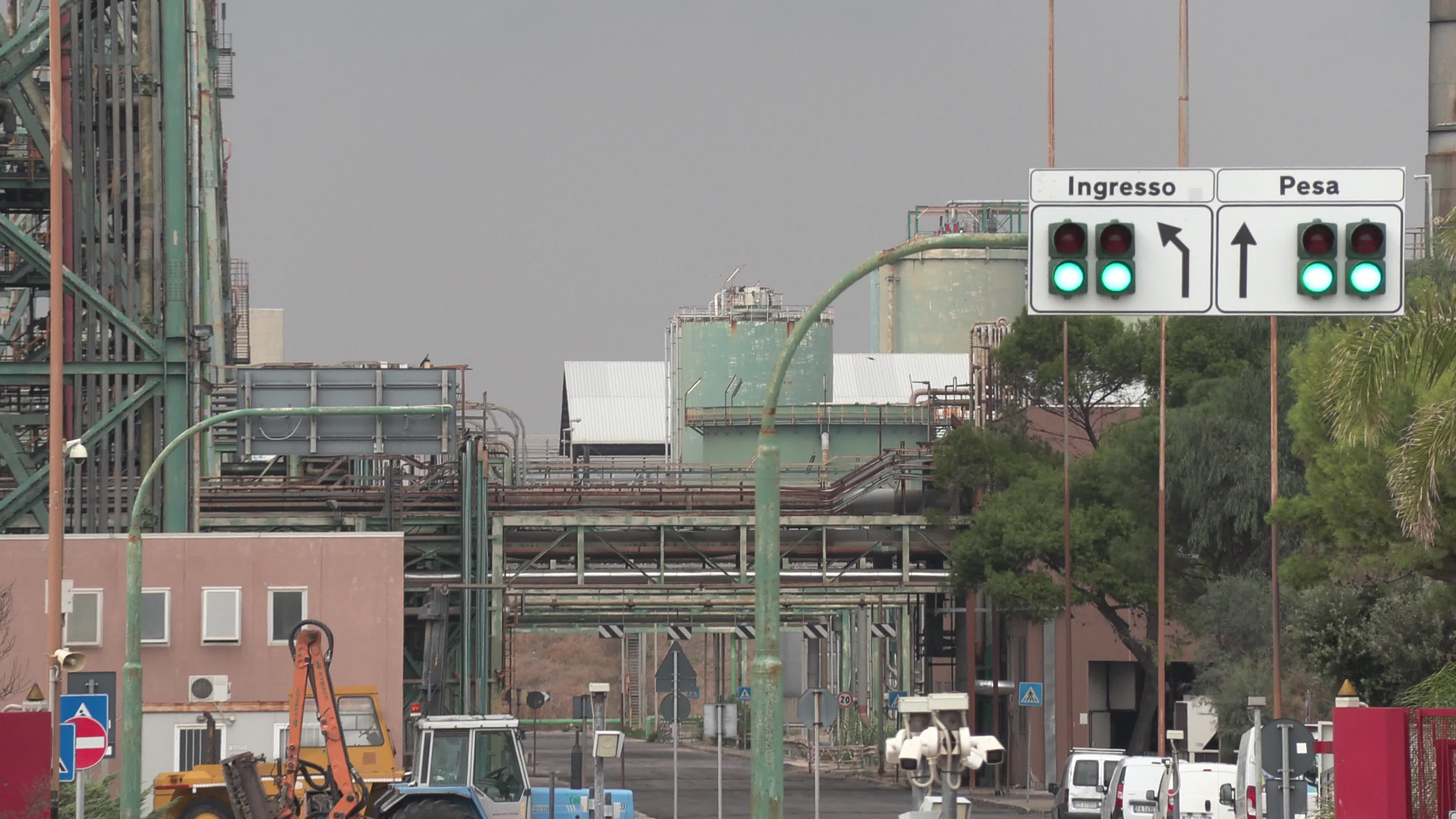 View of Enel’s Federico II Coal Plant Near Brindisi, Italy, Set for 2025 Closure