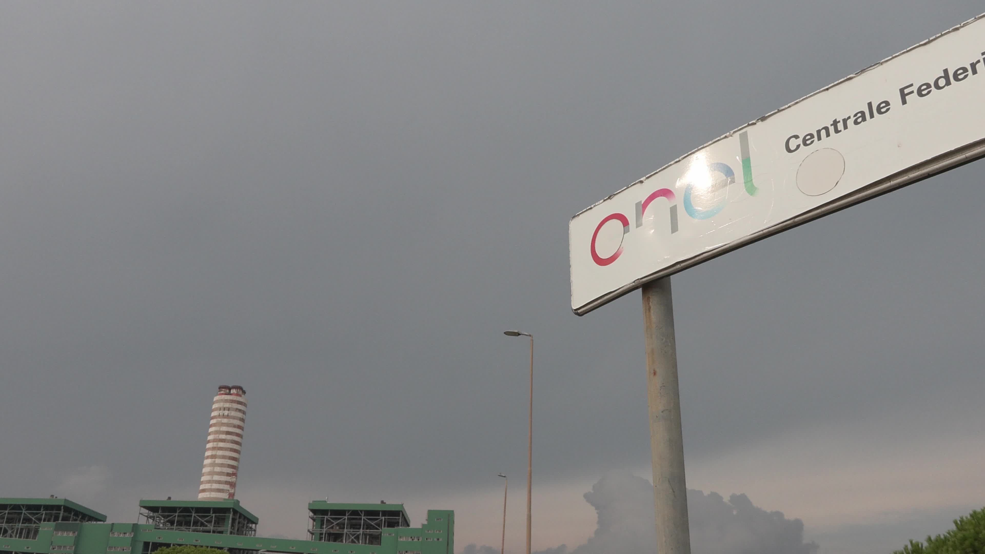 View of Enel’s Federico II Coal Plant Near Brindisi, Italy, Set for 2025 Closure