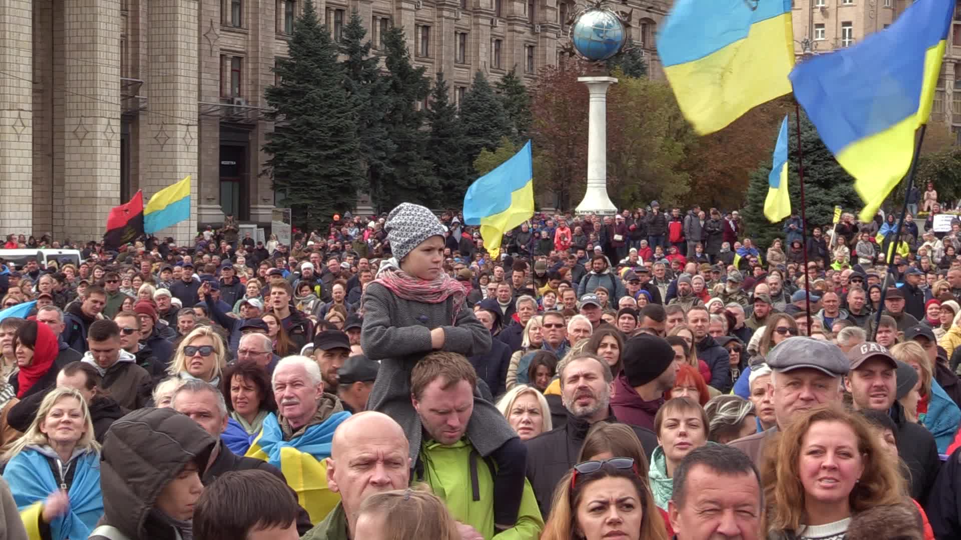 Protest against the 'Steinmeier Formula' in Ukraine