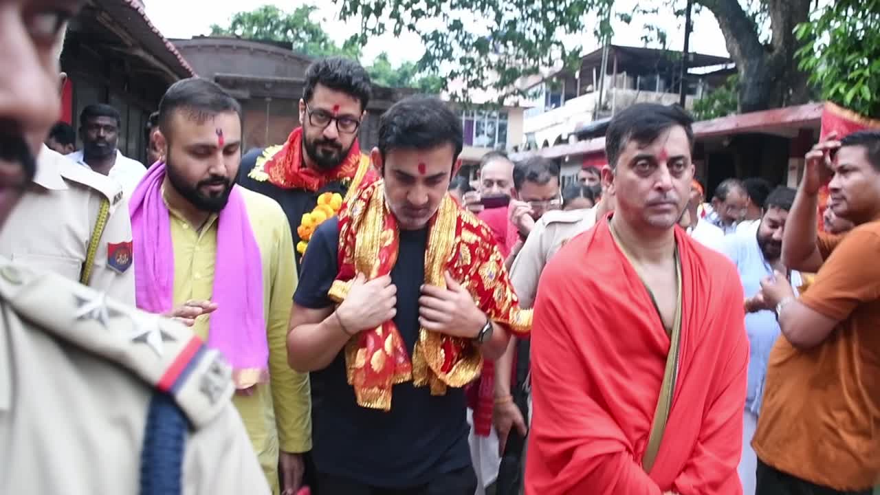  Indian cricket team head coach Gautam Gambhir visit Guwahati 