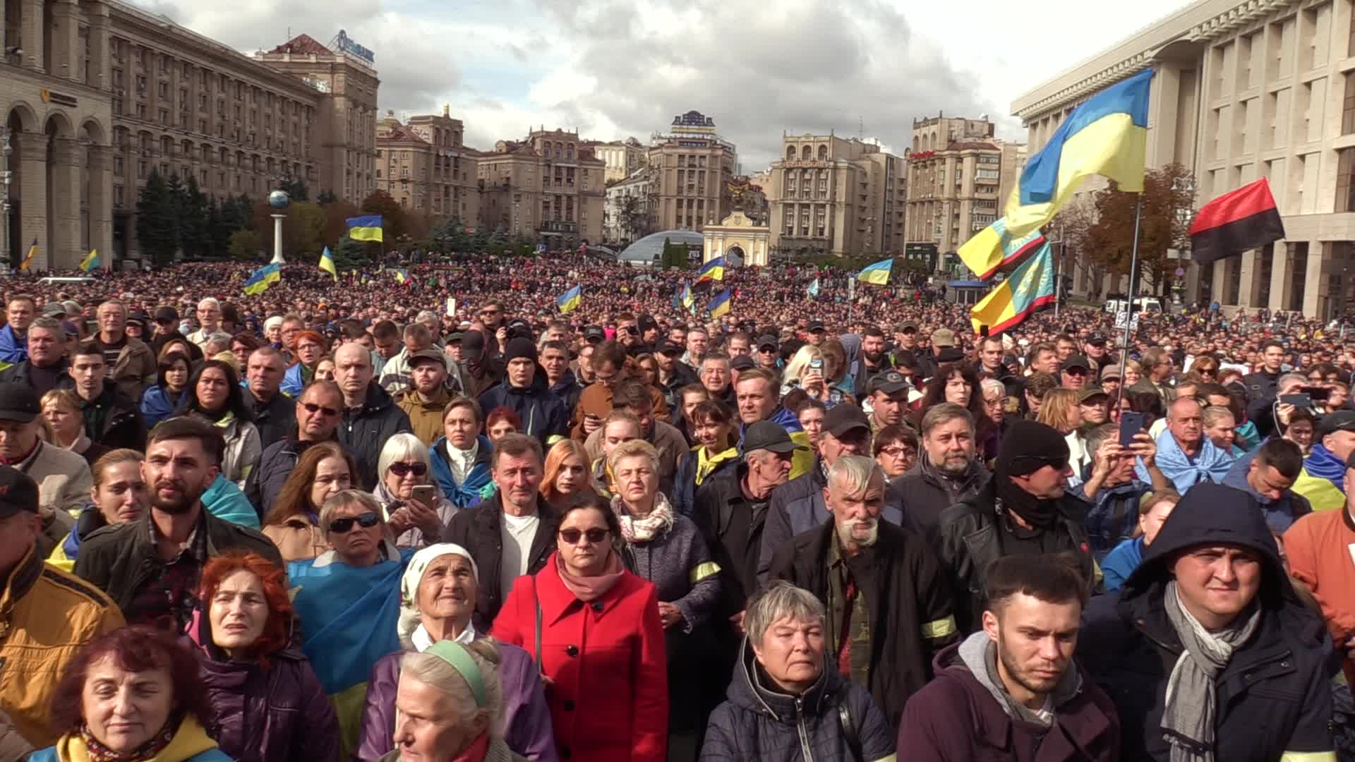 Protest against the 'Steinmeier Formula' in Ukraine