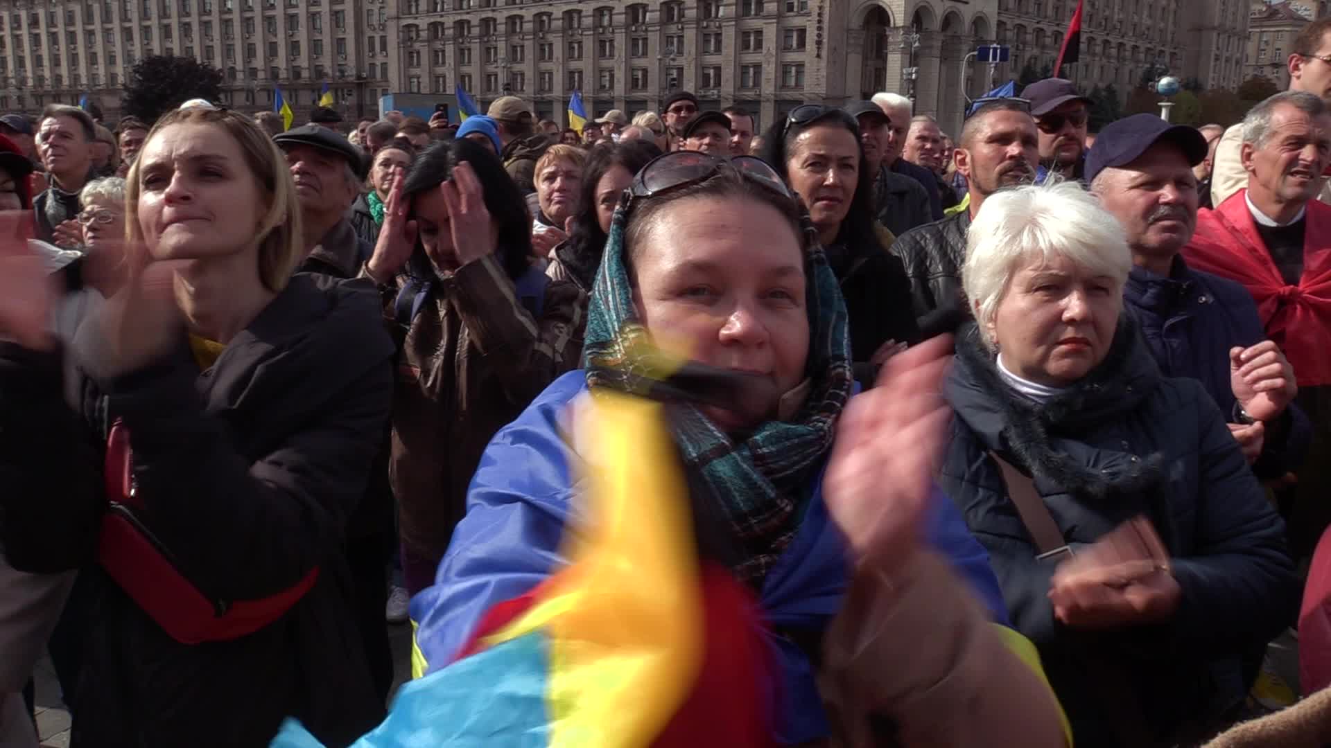 Protest against the 'Steinmeier Formula' in Ukraine