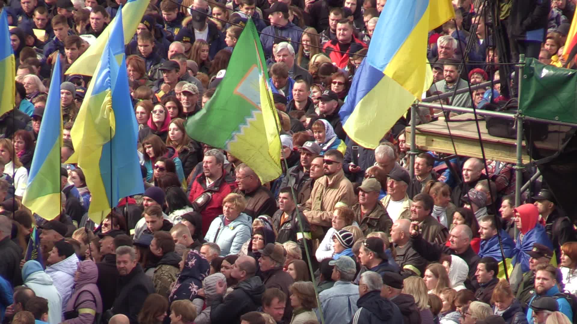 Protest against the 'Steinmeier Formula' in Ukraine