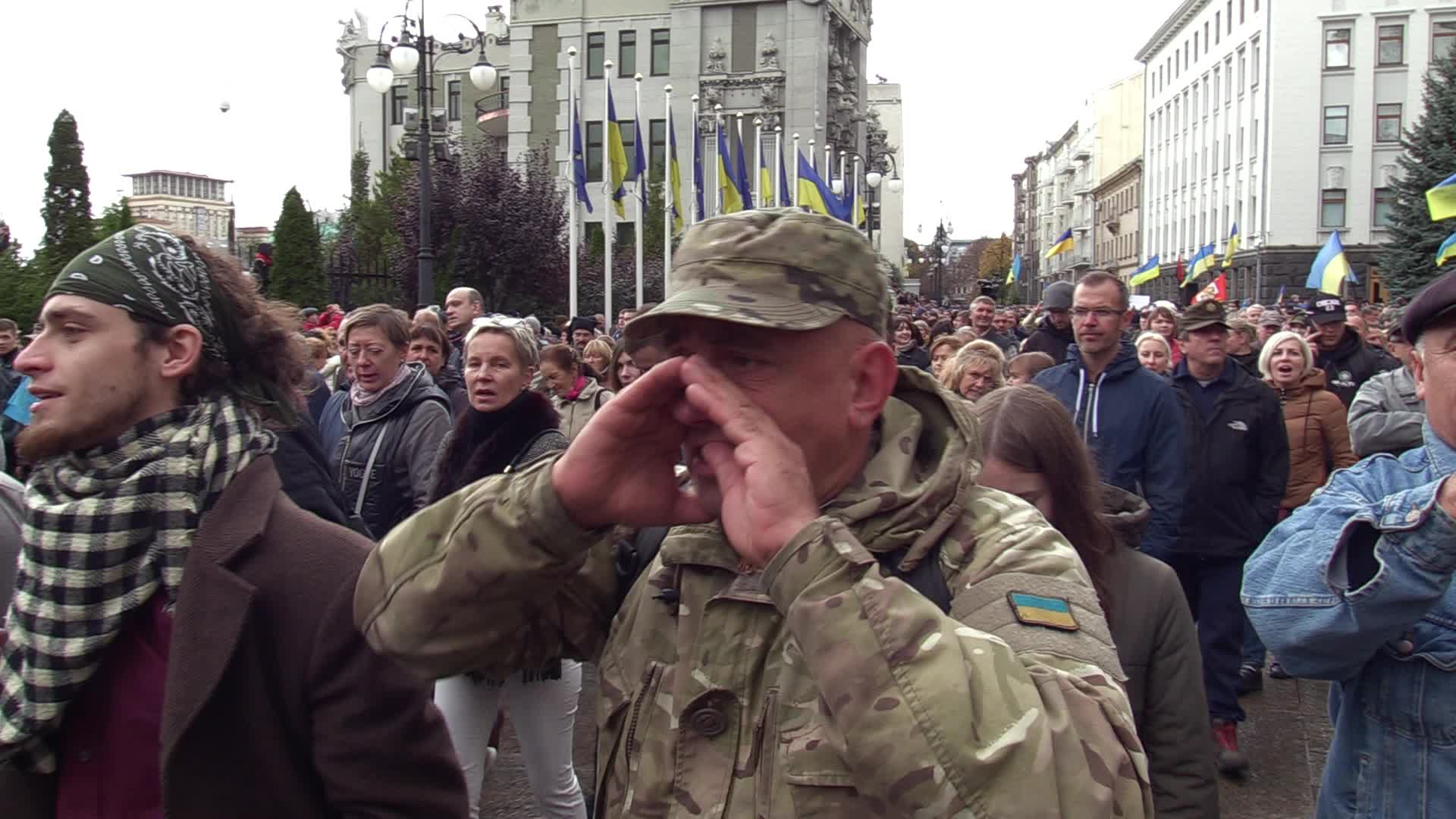 Protest against the 'Steinmeier Formula' in Ukraine