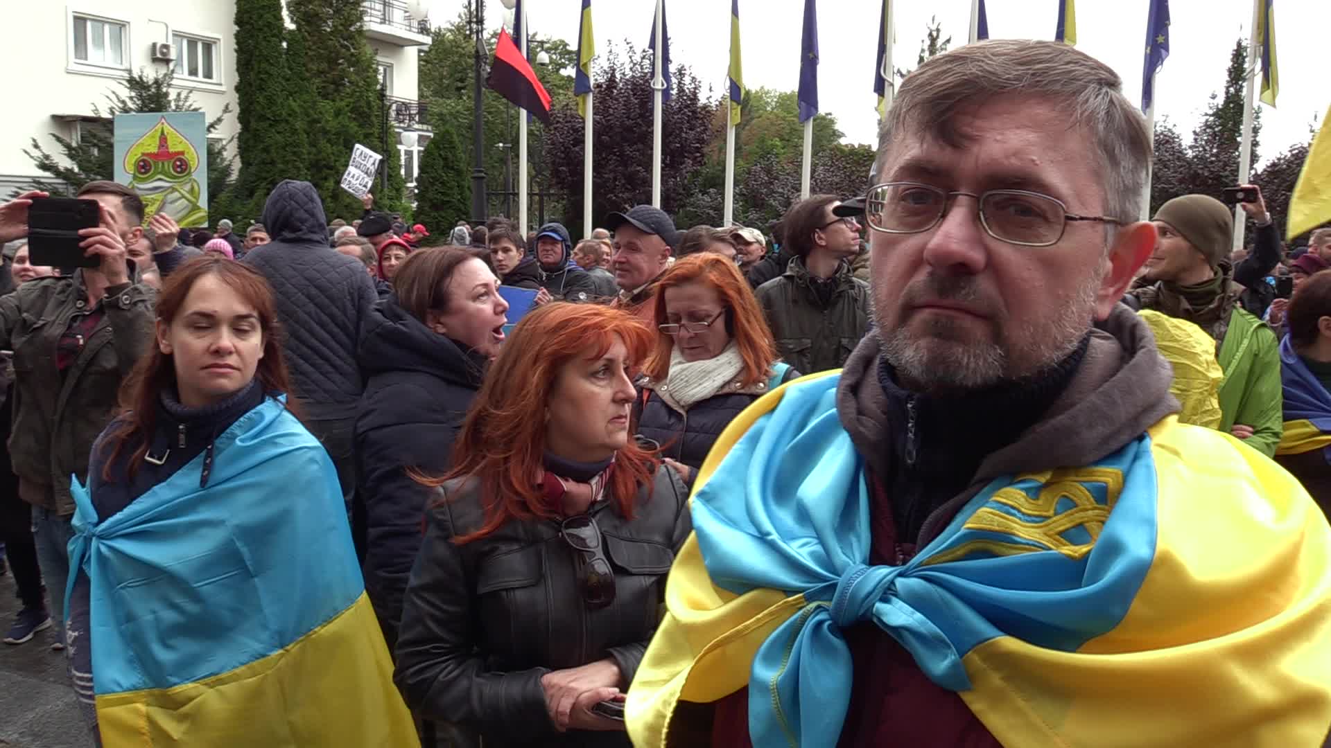 Protest against the 'Steinmeier Formula' in Ukraine