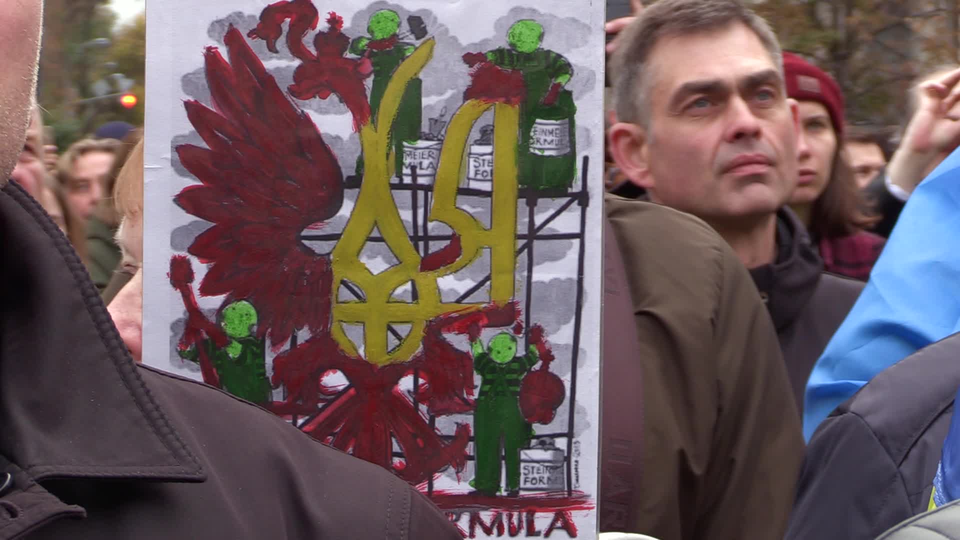 Protest against the 'Steinmeier Formula' in Ukraine