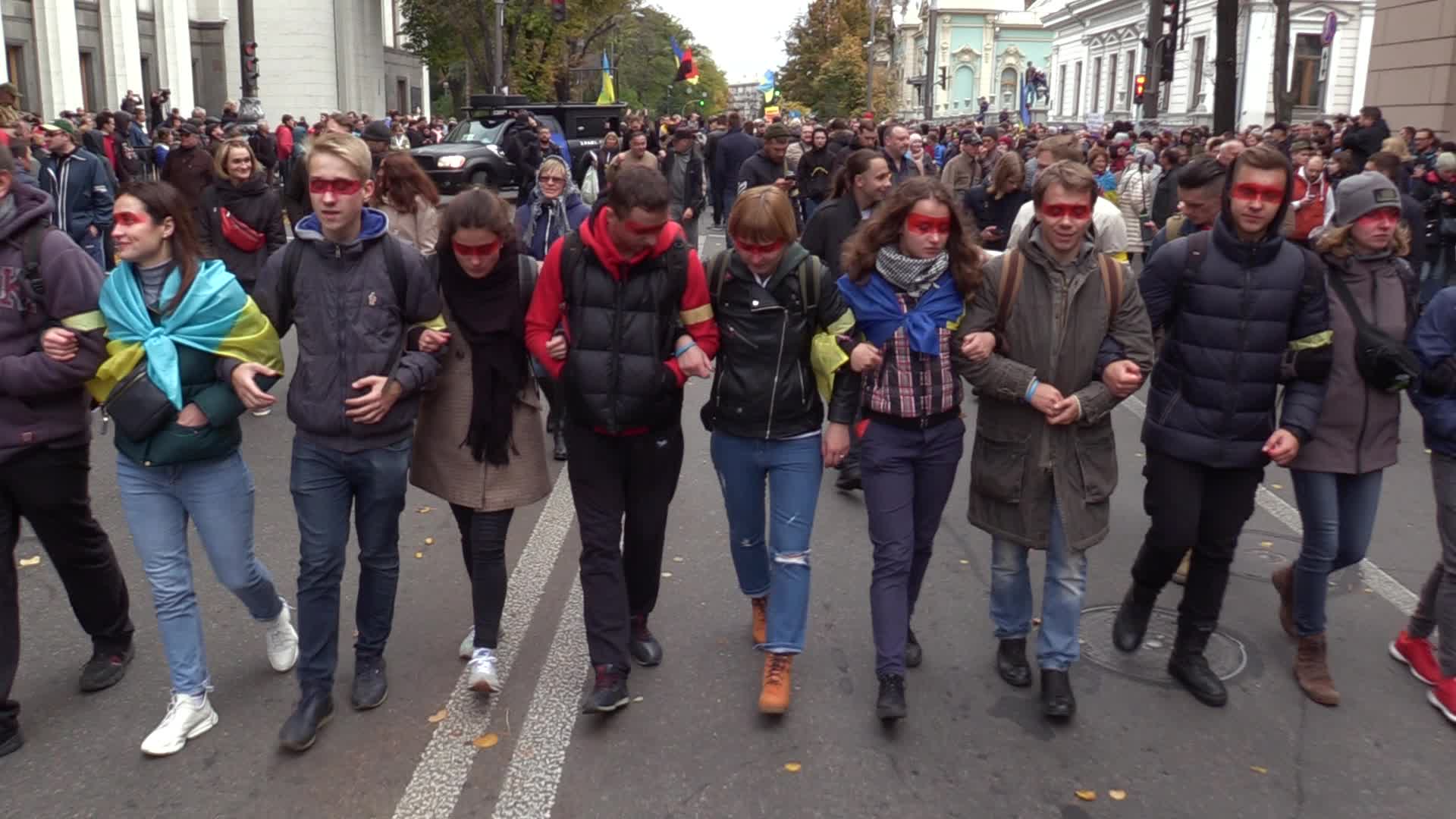 Protest against the 'Steinmeier Formula' in Ukraine