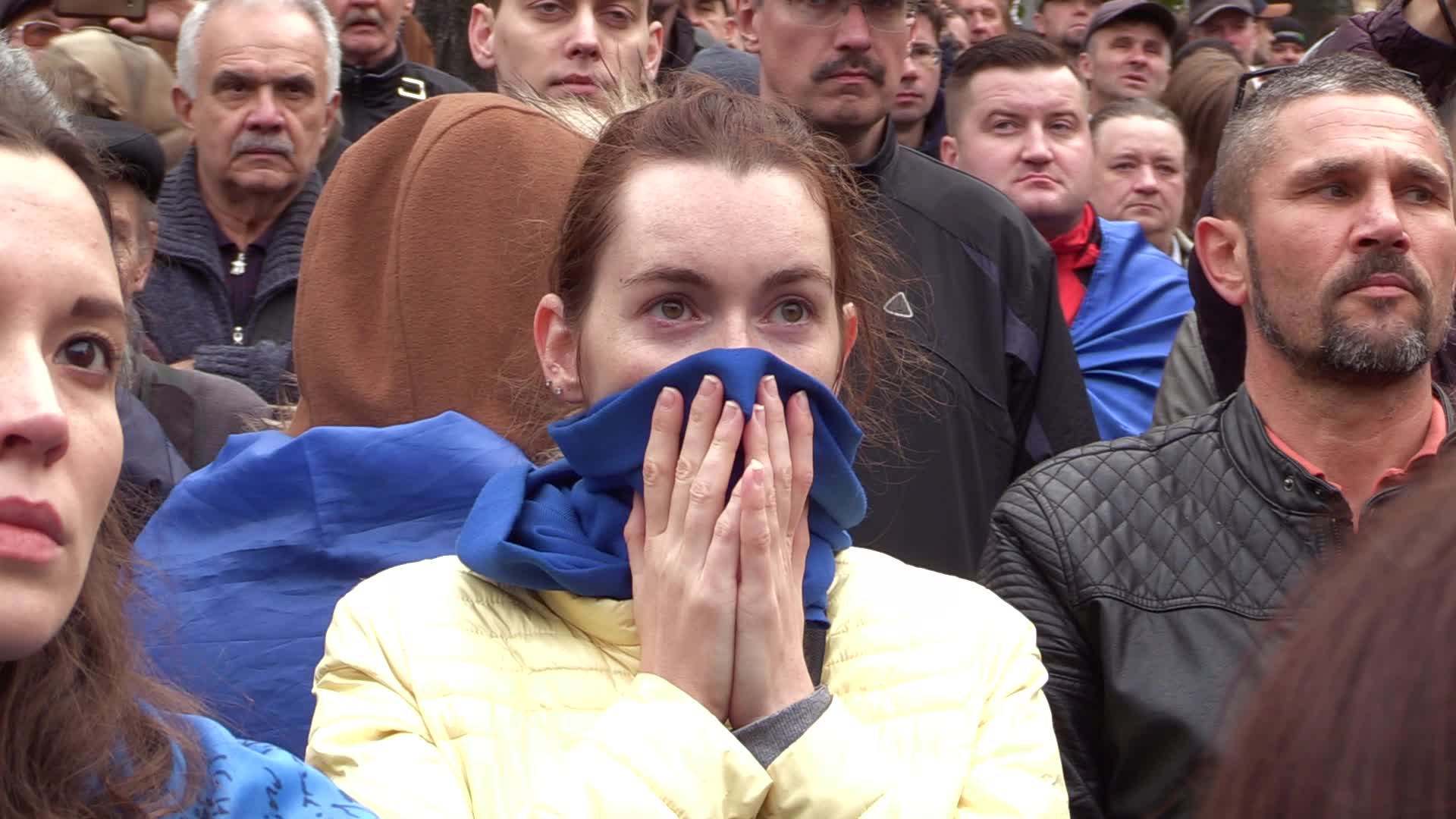 Protest against the 'Steinmeier Formula' in Ukraine