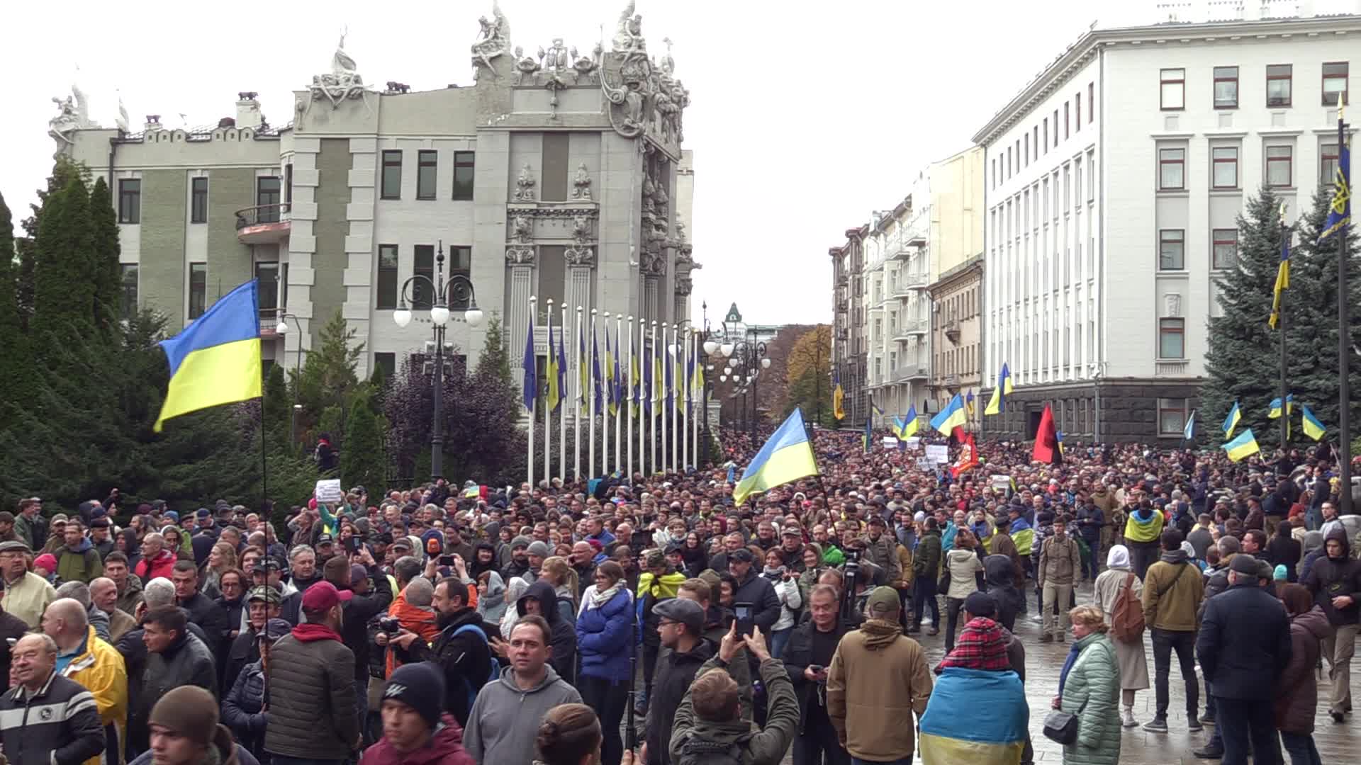 Protest against the 'Steinmeier Formula' in Ukraine