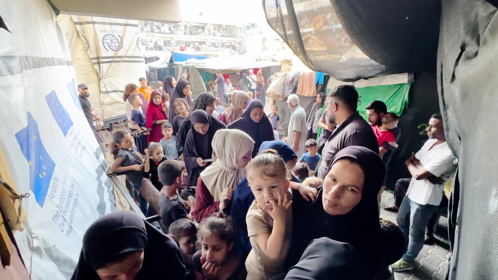 Palestinian Child Receives Polio Vaccination Amid Hamas-Israel Conflict