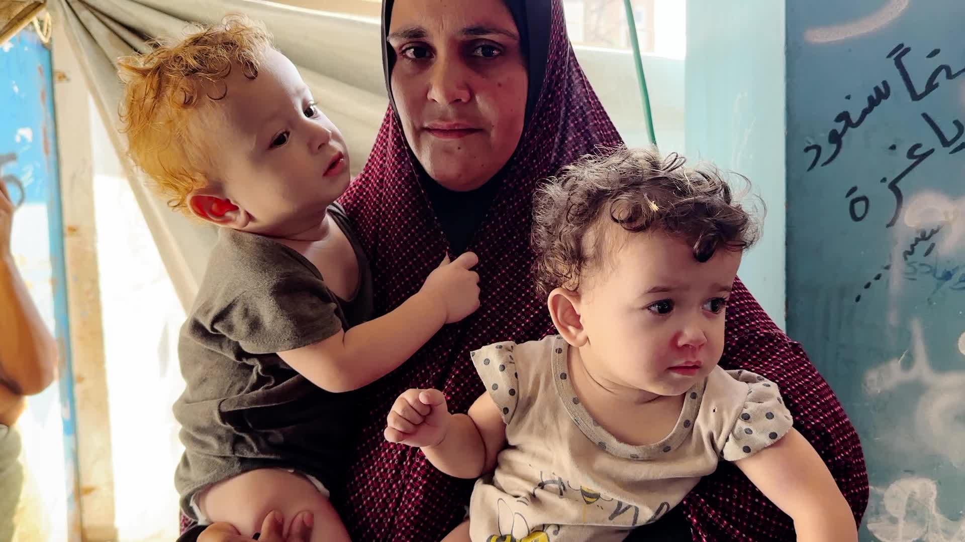 Palestinian Child Receives Polio Vaccination Amid Hamas-Israel Conflict