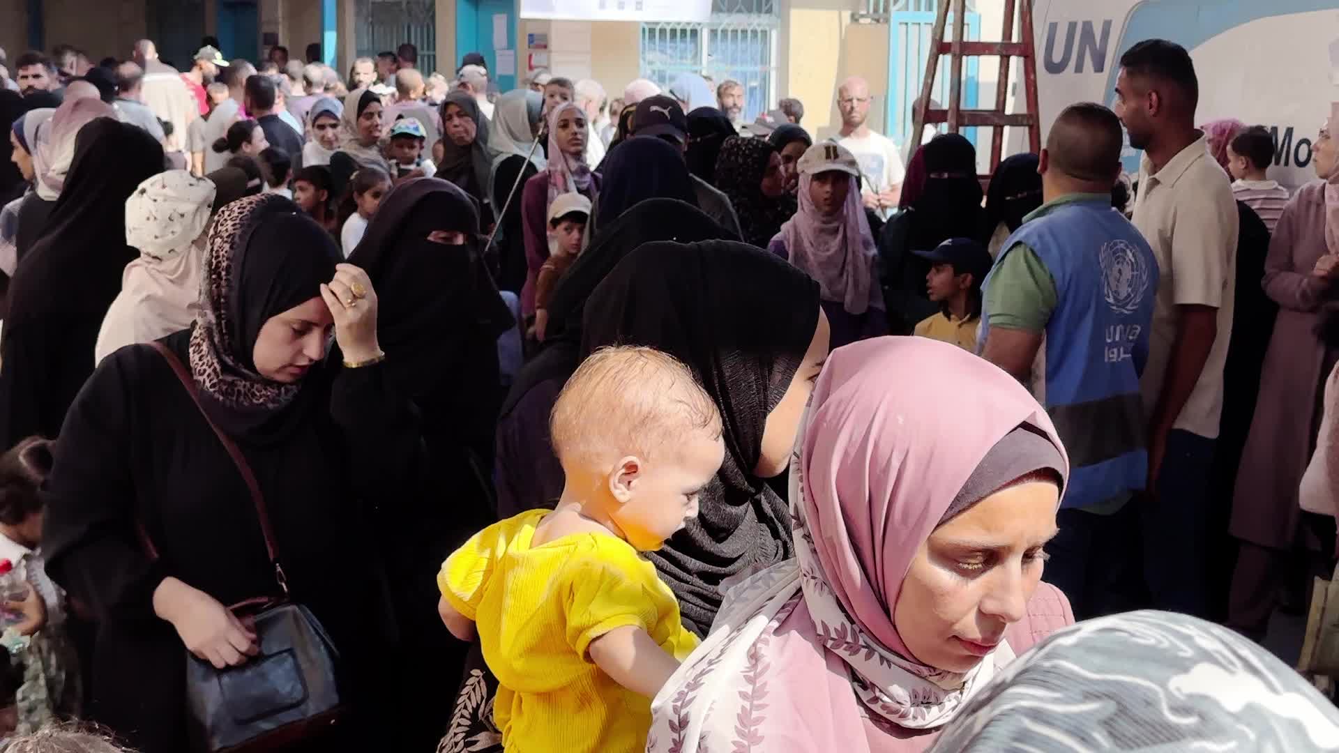 Palestinian Child Receives Polio Vaccination Amid Hamas-Israel Conflict