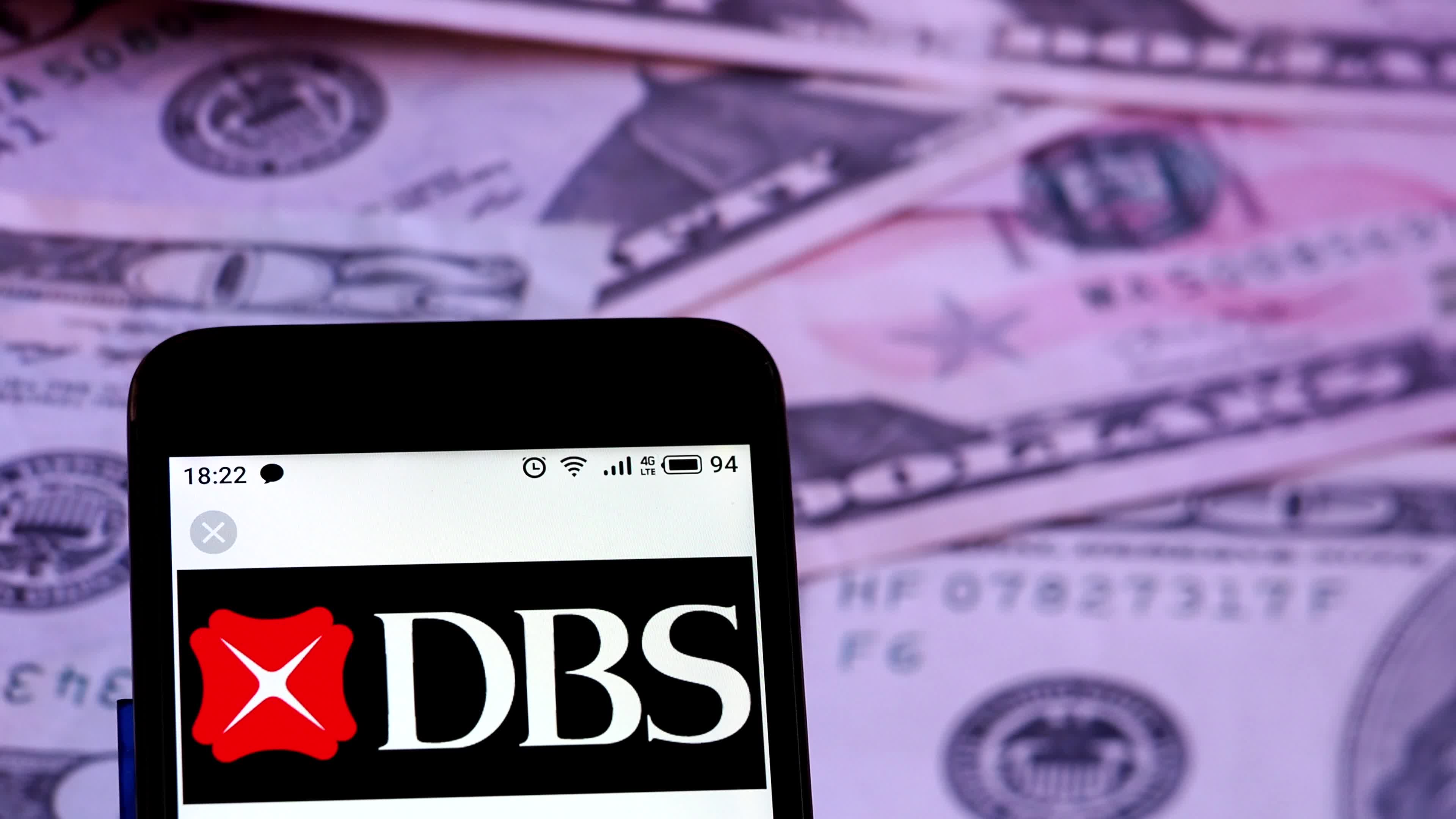 Video illustration the logo of DBS Group Holdingsl